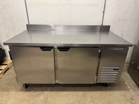 Used Beverage-Air WTF67AHC-23 67" Low Profile Worktop Freezer 120V