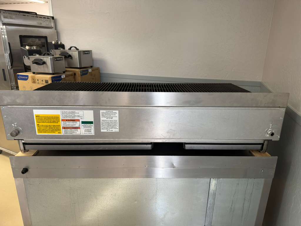 New 60" Vulcan VACB60-201 Achiever LP Medium-Duty Radiant Charbroiler - 176,000 BTU