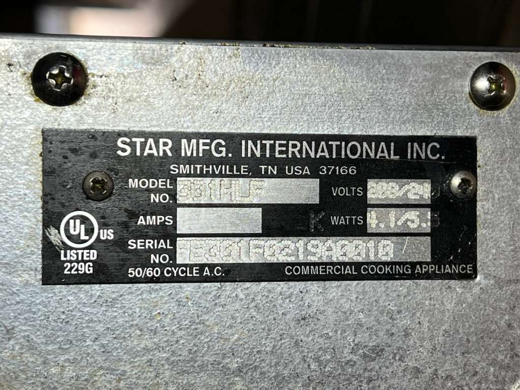 Used Star  301HLF Electric Countertop Fryer 15lb Oil Capacity – 208/240V 1PH