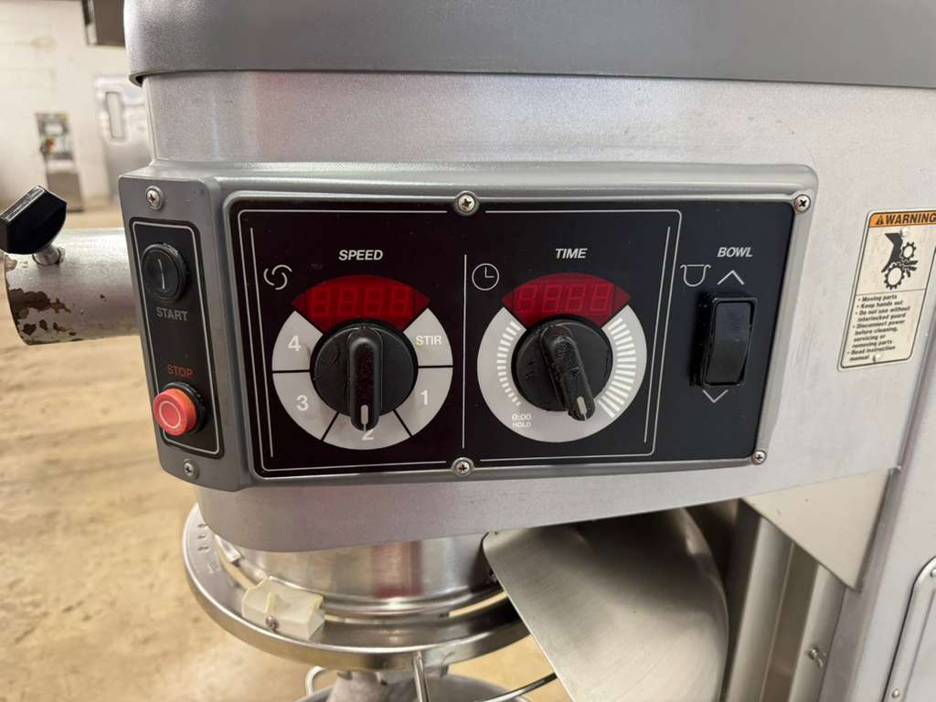 Used 60qt Hobart Legacy HL600-1 Planetary Floor Mixer with Guard - 240V, 3 Phase,