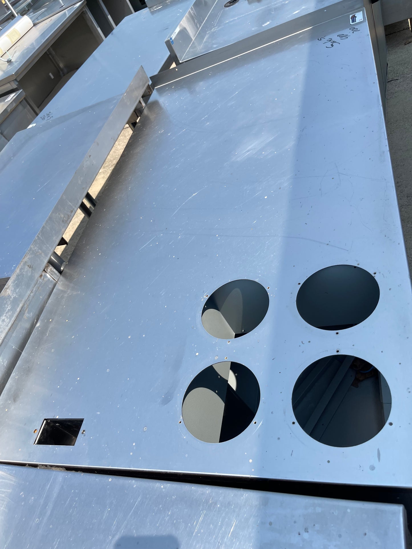 Used 61" Stainless Steel Work Counter Drink Station Table - SS244