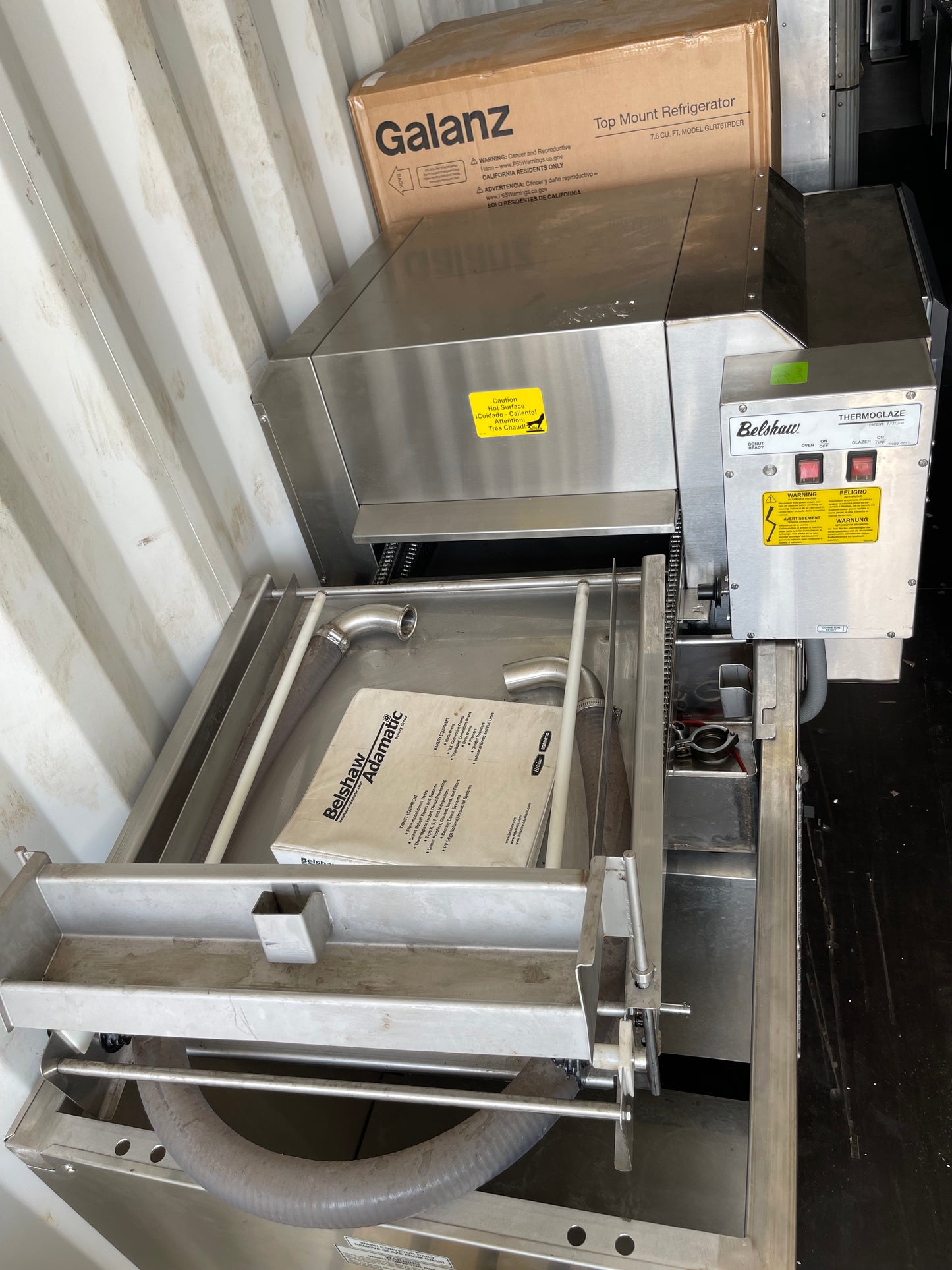 Used Belshaw Thermoglaze TG-50 Donut Glazing Icing Machine 50-75dz Per Hour 208V