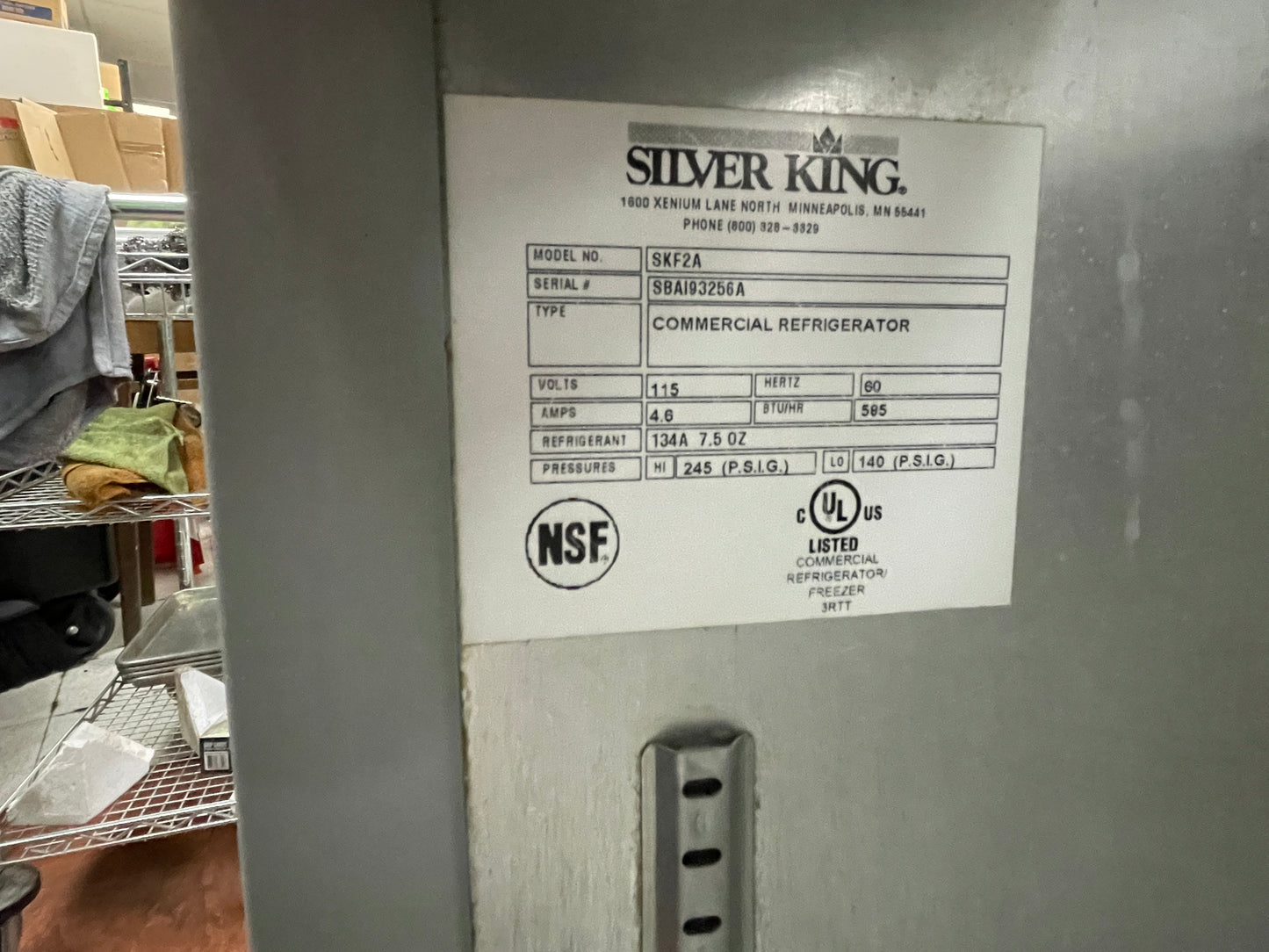 Used Silver King 27" Ice Cream Topping Refrigerated Fountainette Stainless, 115v