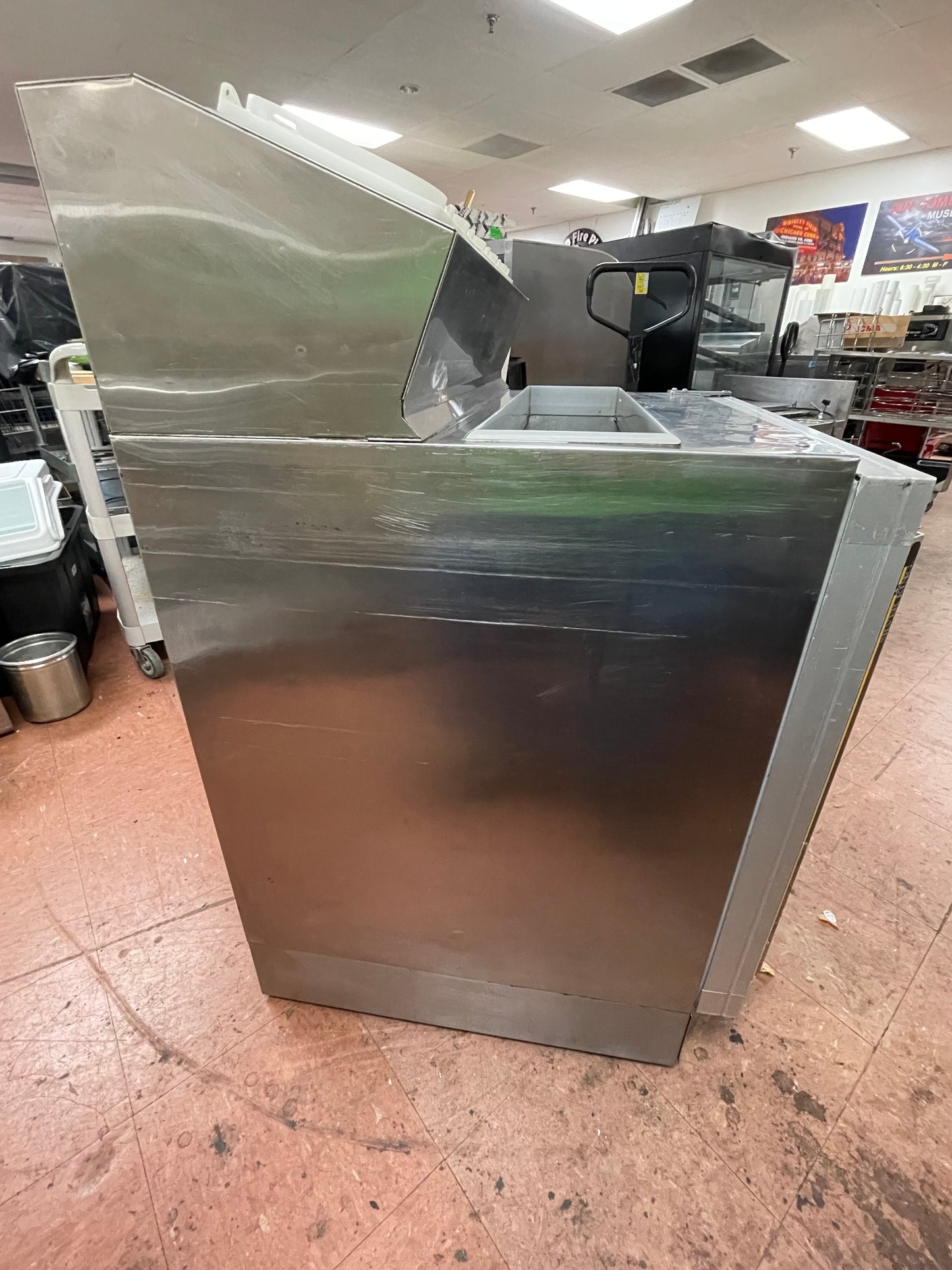 Used Silver King 27" Ice Cream Topping Refrigerated Fountainette Stainless, 115v