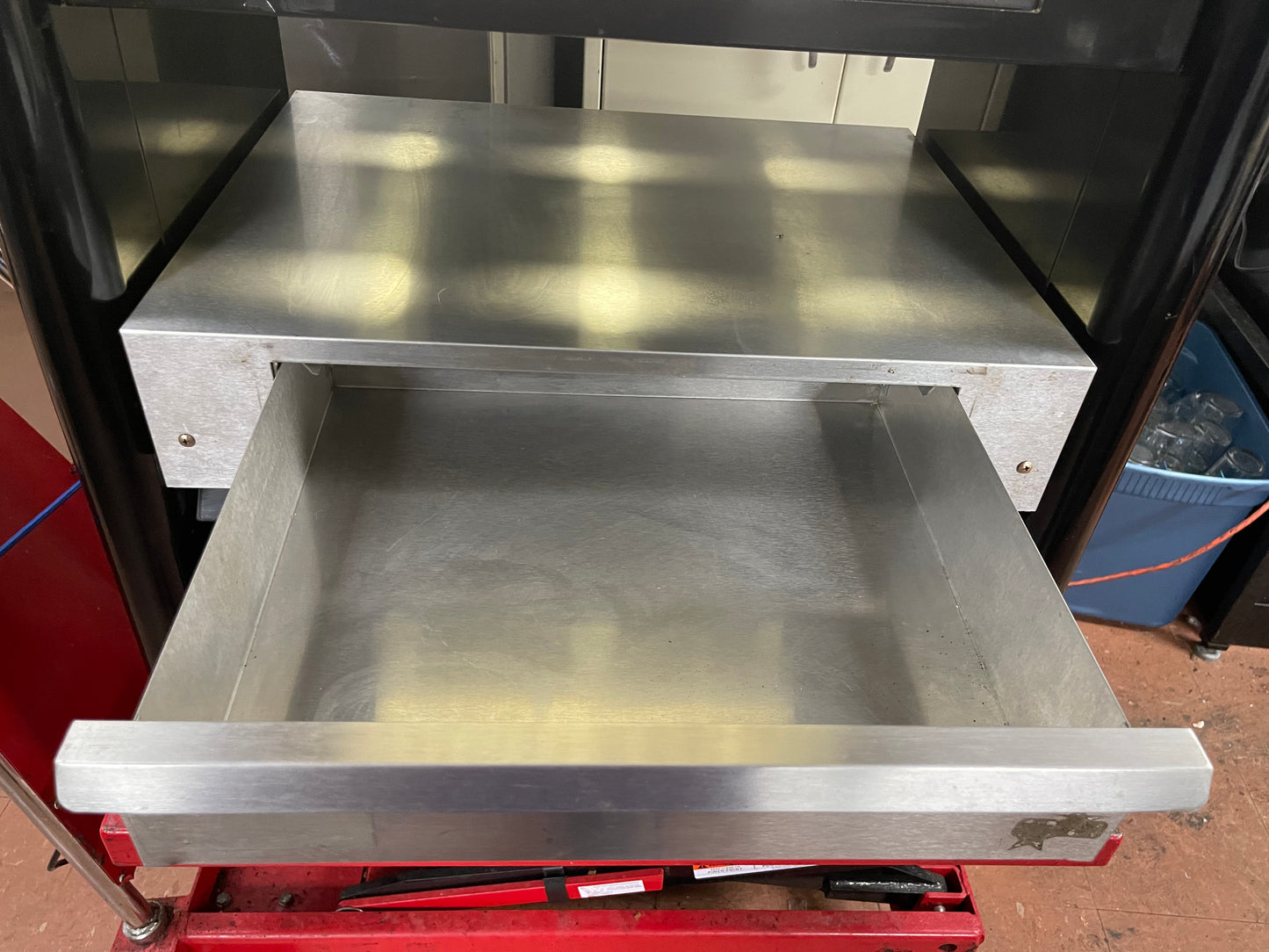 Used Star 25S Stainless Hotdog Roller Star Ambient Bun Box SS25-BB and Lighted Display 120V