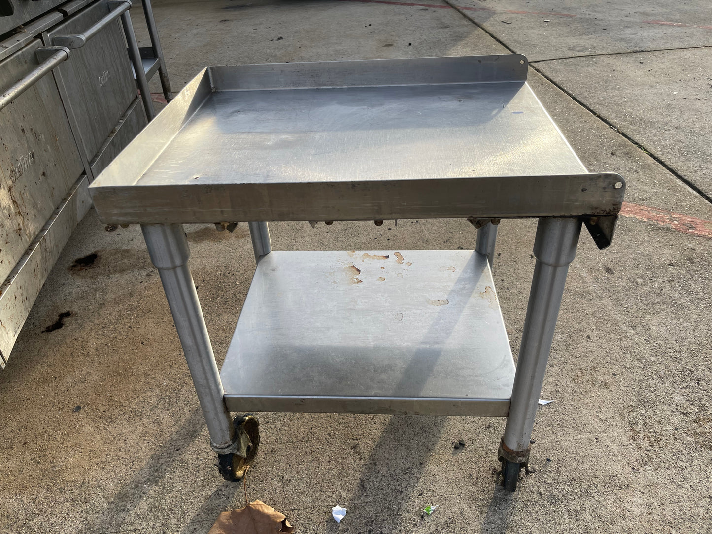 Used Equipment Stand on Casters - SS284