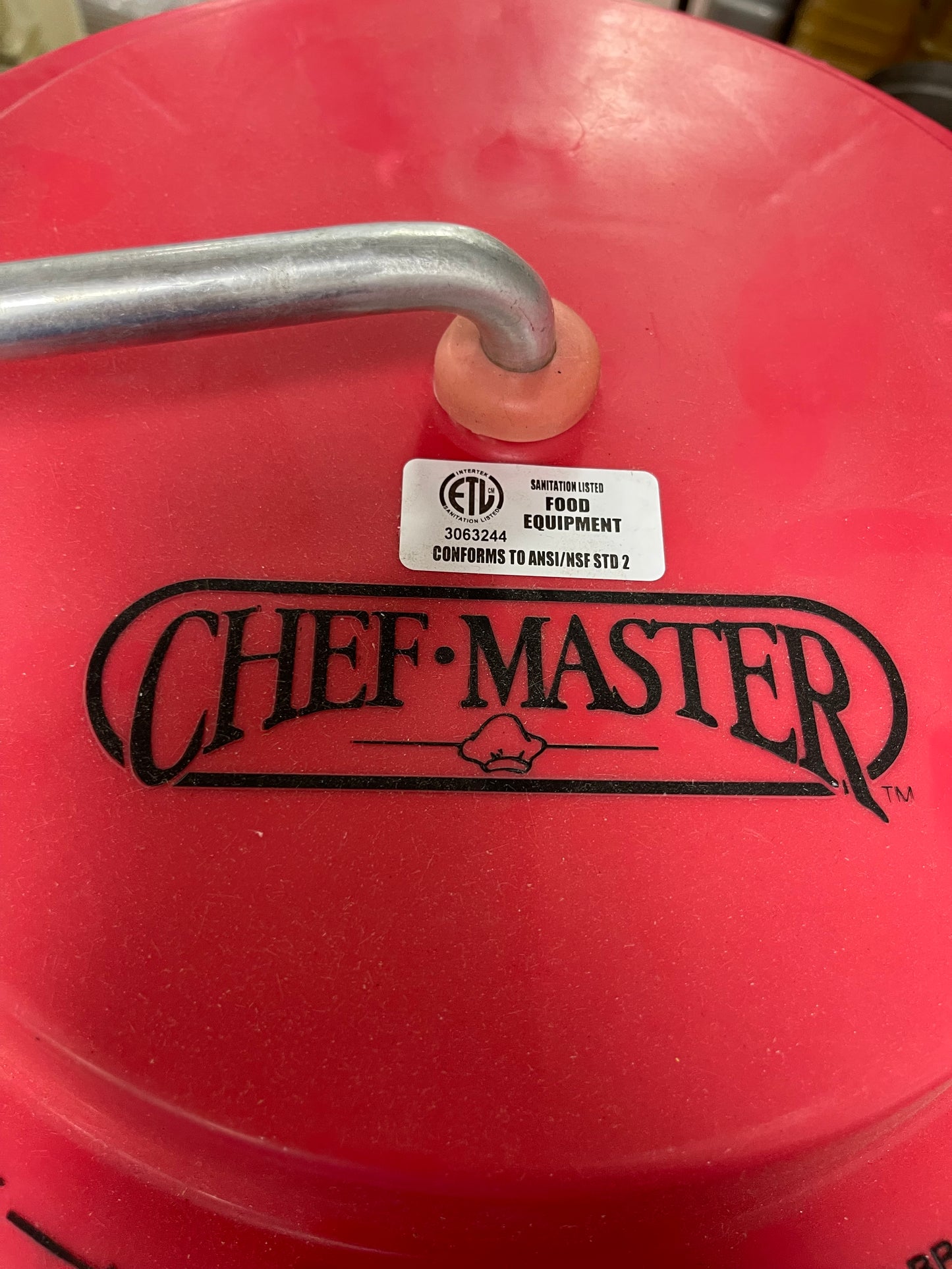 Used Chef Master Commercial 5 Gallon Salad Spinner with Braking System