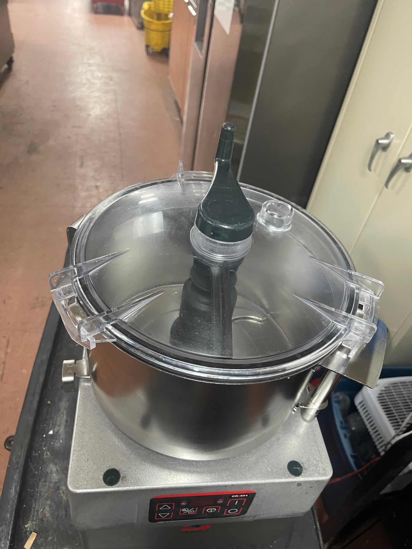 Used 5.8qt Sammic CK-301 Food Processor/Emulsifier w/ 9-1/2" Diameter Bowl 2HP 120V