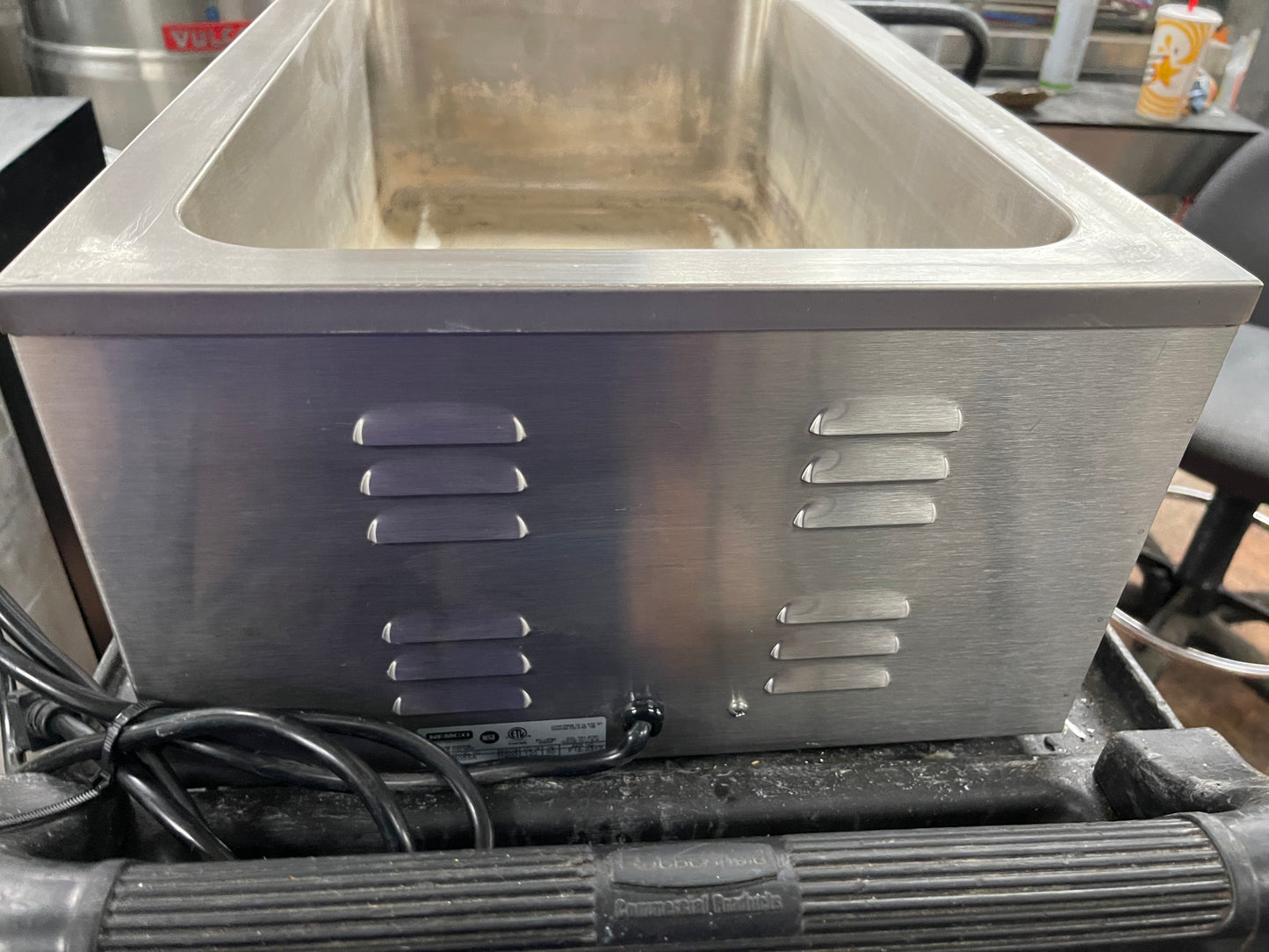 Used Nemco 6055A 12" x 20" Stainless Countertop Food Warmer - 120V, 1200W - 3