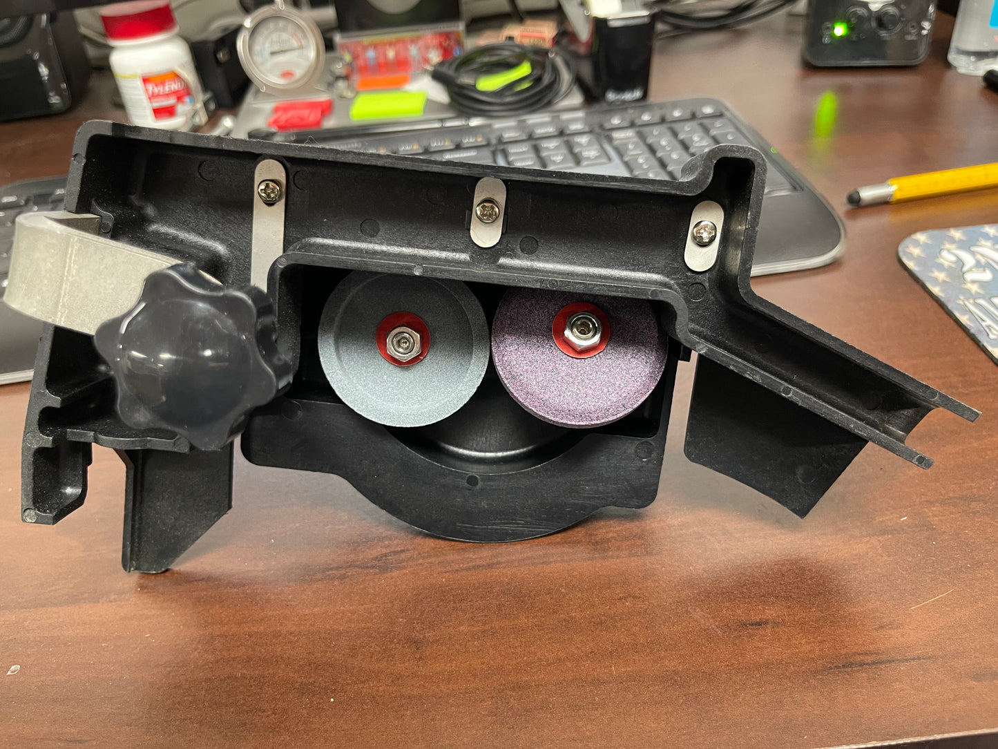 New Deli Slicer sharpener assembly compatible with Bizerba
