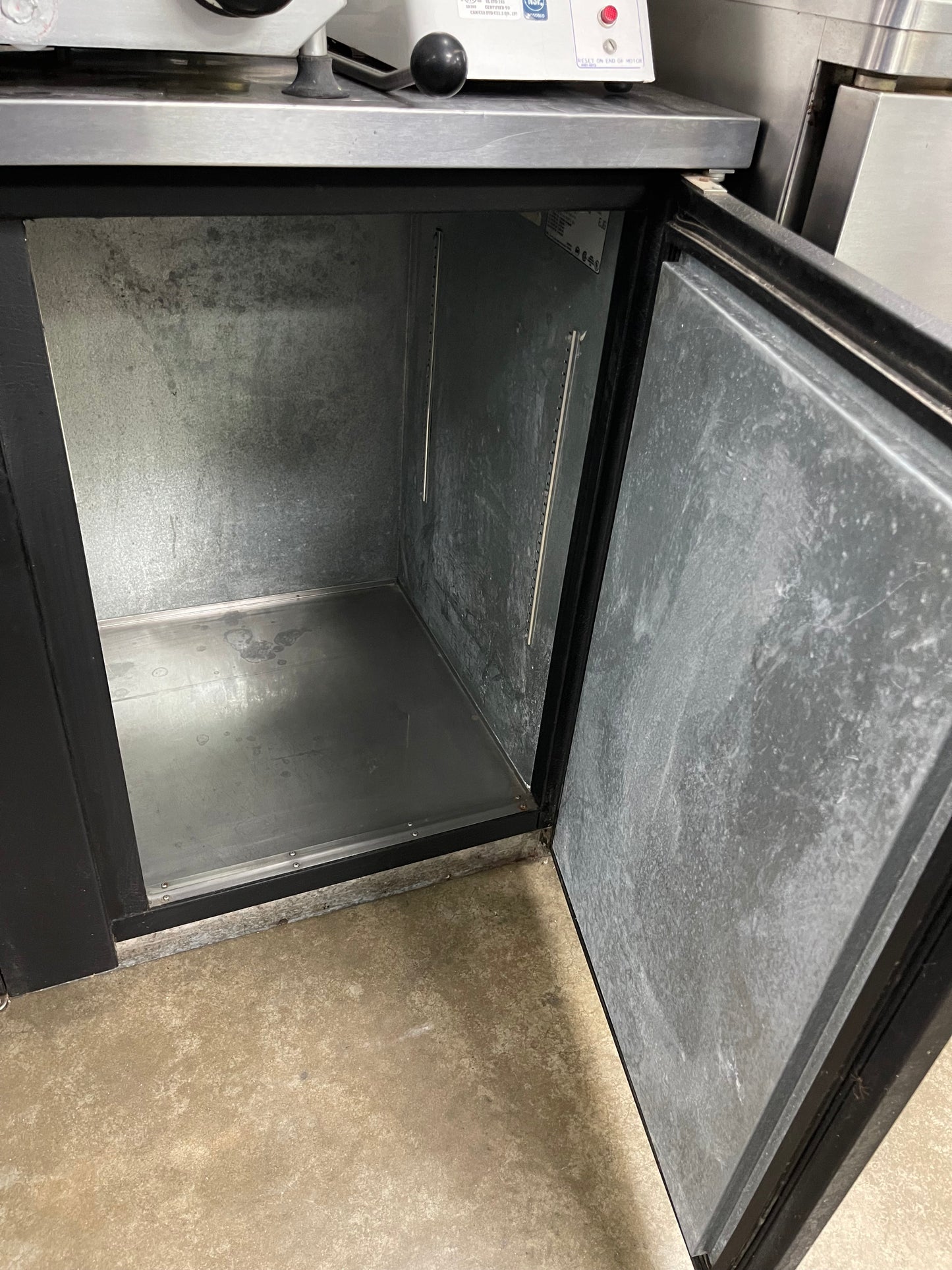 Used APW 90.25" Commercial 3 Door Bar Refrigerator 120V