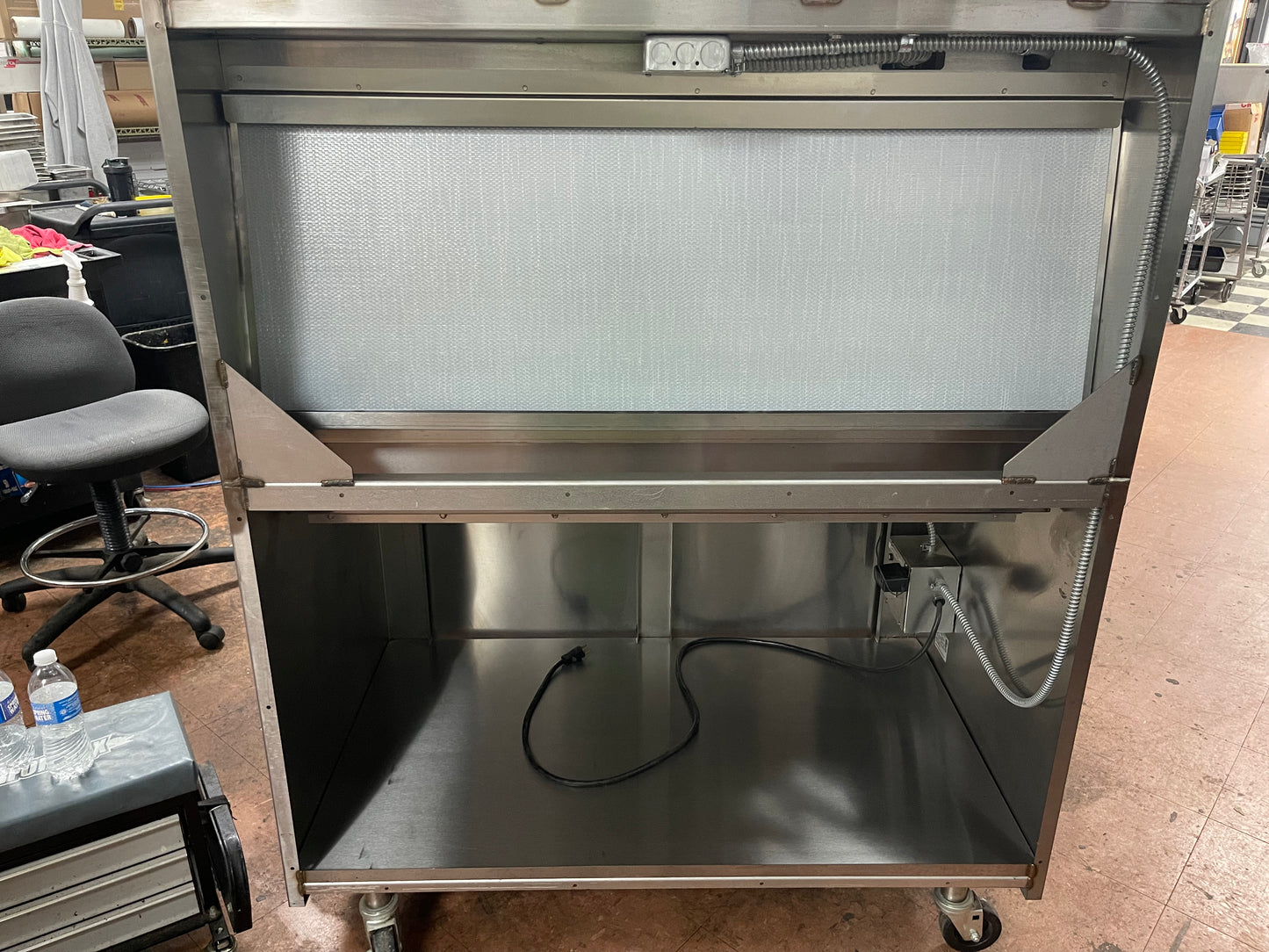 Used Marshall Air RR5-48.5LT ThermoGlo Stainless Steel Fryer Heated Dump Station 220V