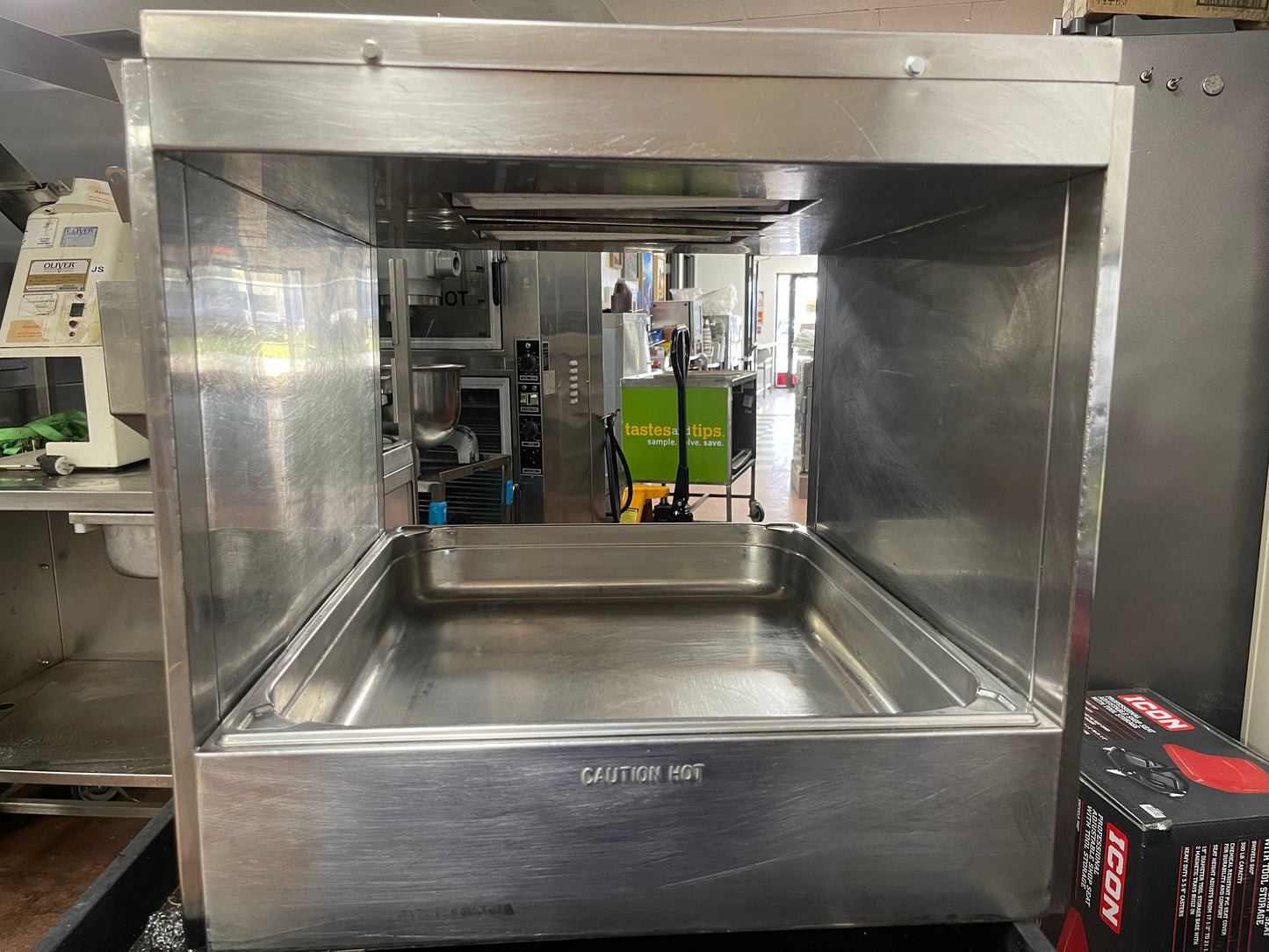 Used Hatco GRFHS-PTT21 Glo-Ray 22" Portable Fry Holding Station Pass-Thru 120V 1740W