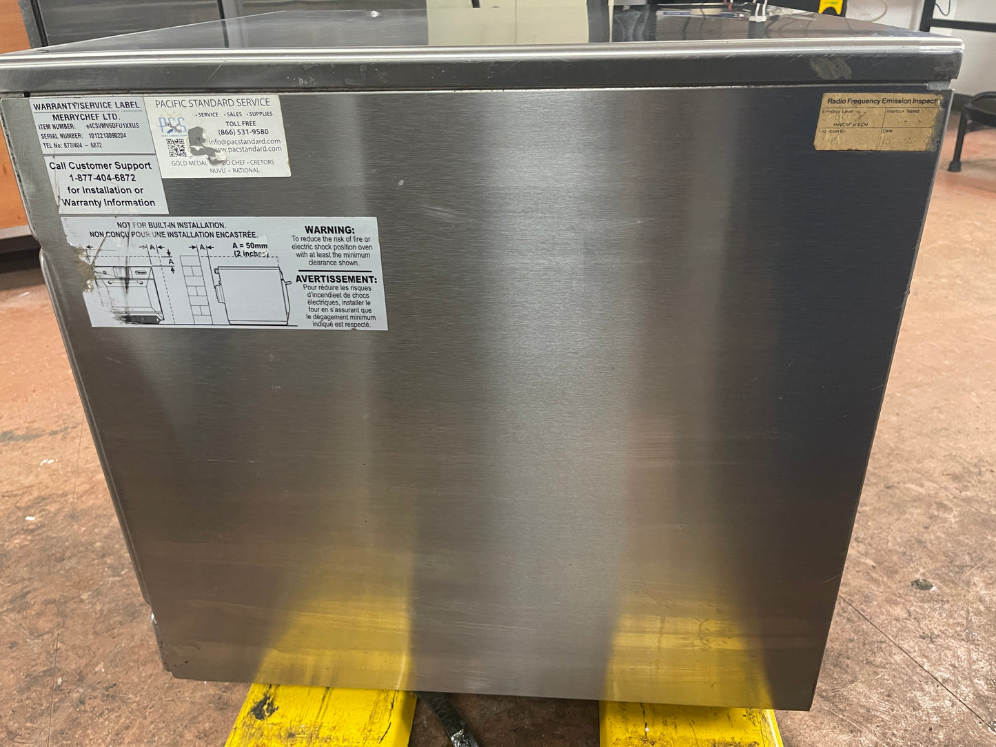 Used Merrychef eikon e4 High-Speed Accelerated Cooking Countertop Oven 220V