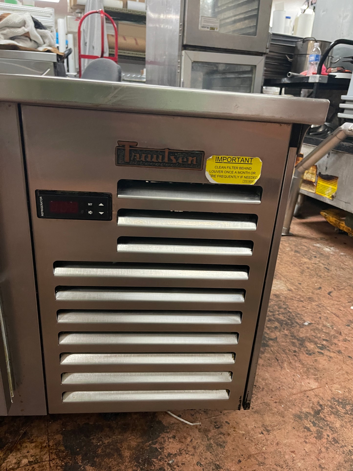 Used 36" Traulsen TE036HT Stainless 2 Drawer Refrigerated Chef Base 120V
