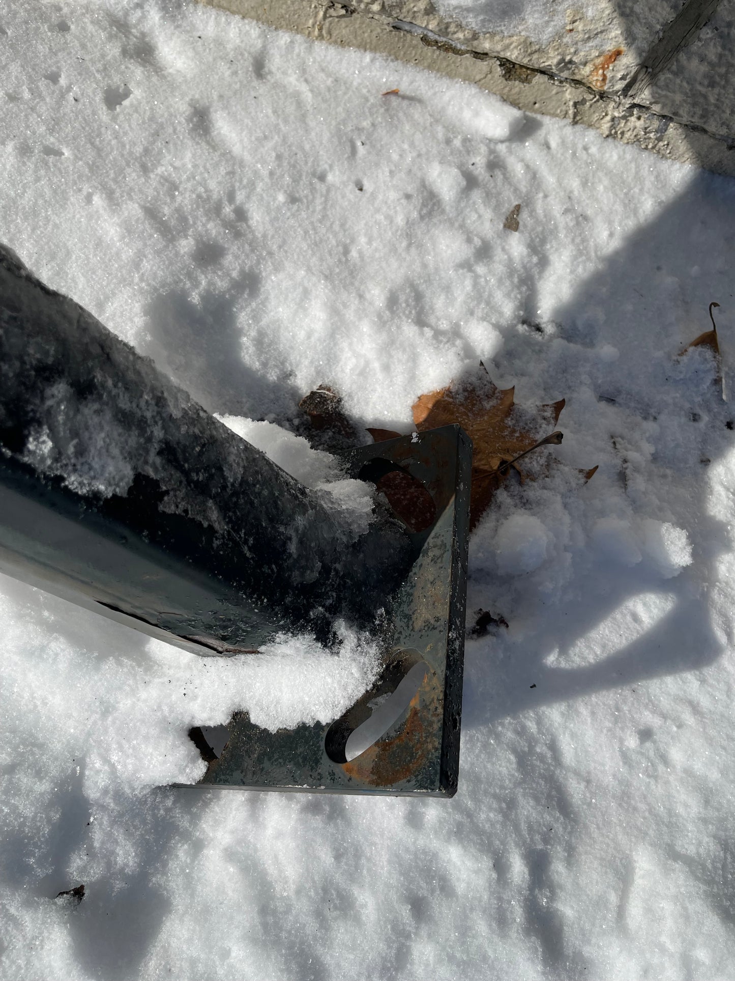 Used 8'6" Drive Thru Through Clearance Bar with Steel Support SB - SS99