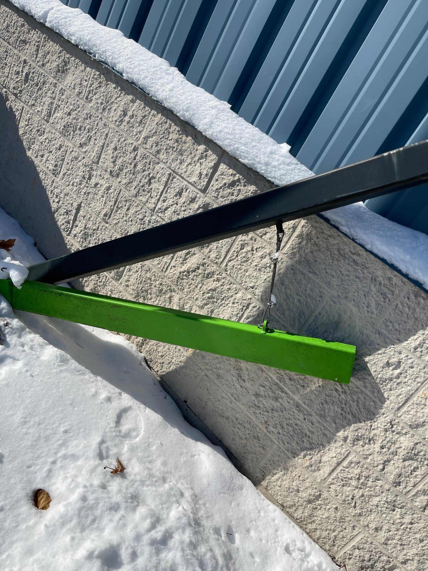 Used 8'6" Drive Thru Through Clearance Bar with Steel Support SB - SS99