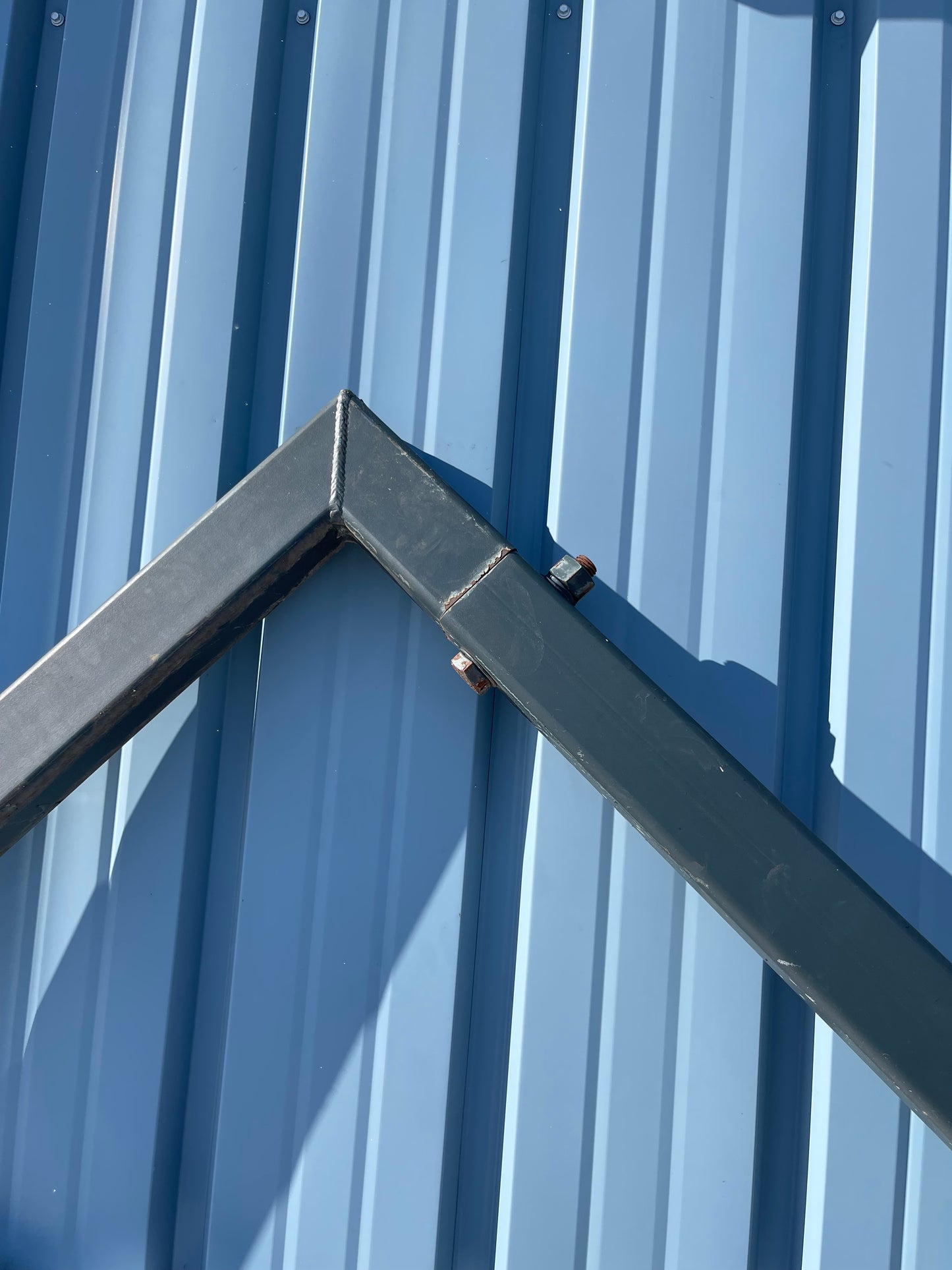 Used 8'6" Drive Thru Through Clearance Bar with Steel Support SB - SS99