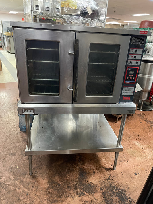 Used Lang ECCO-SII Electric Full Sized Convection Oven With Stand 208/240V