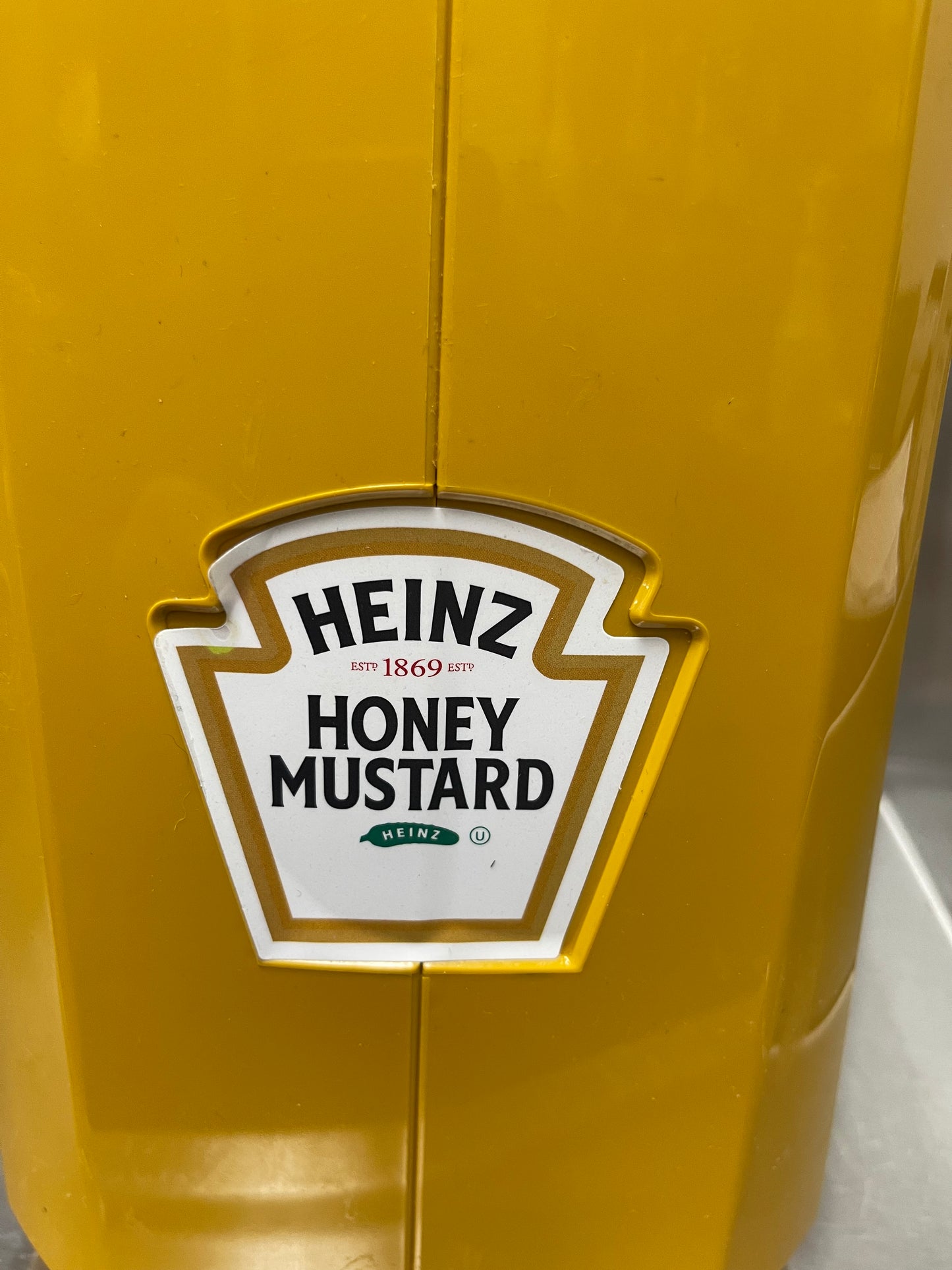 Used Heinz 1.5 Gallon Honey Mustard Replacement Housing Tub