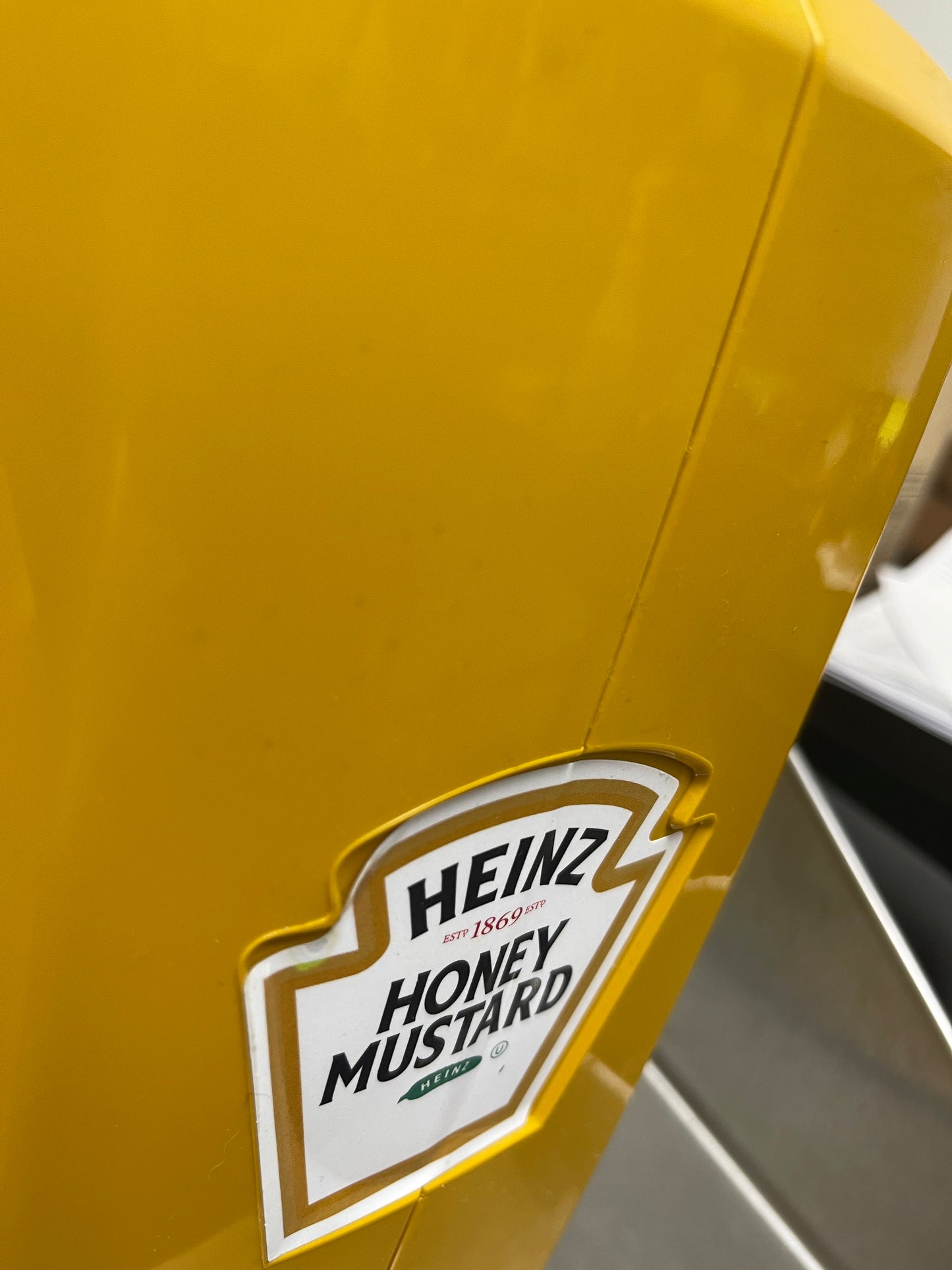 Used Heinz 1.5 Gallon Honey Mustard Replacement Housing Tub