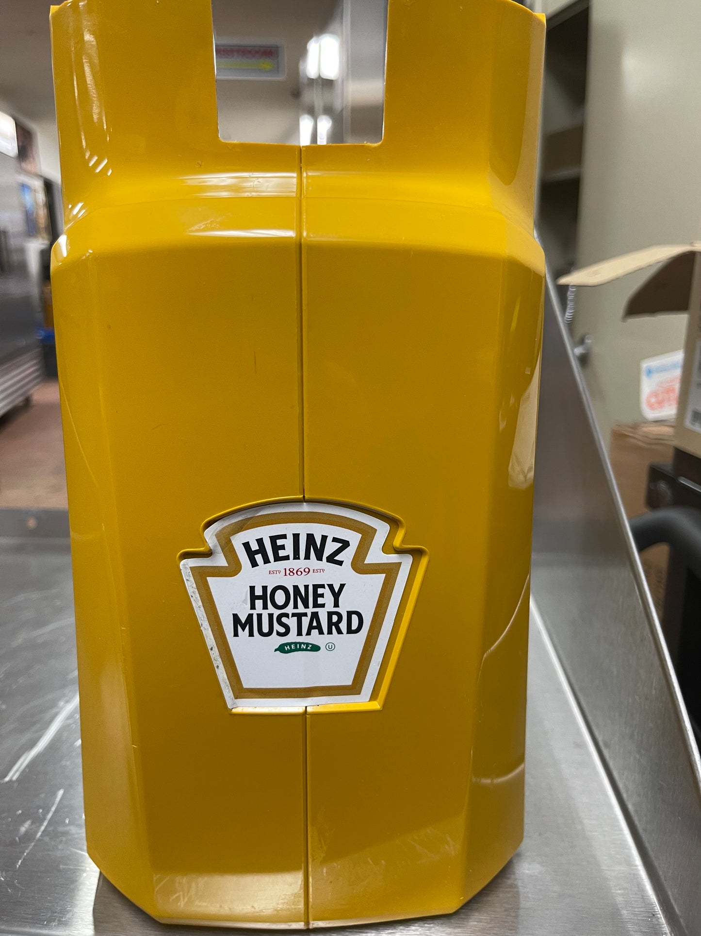 Used Heinz 1.5 Gallon Honey Mustard Replacement Housing Tub