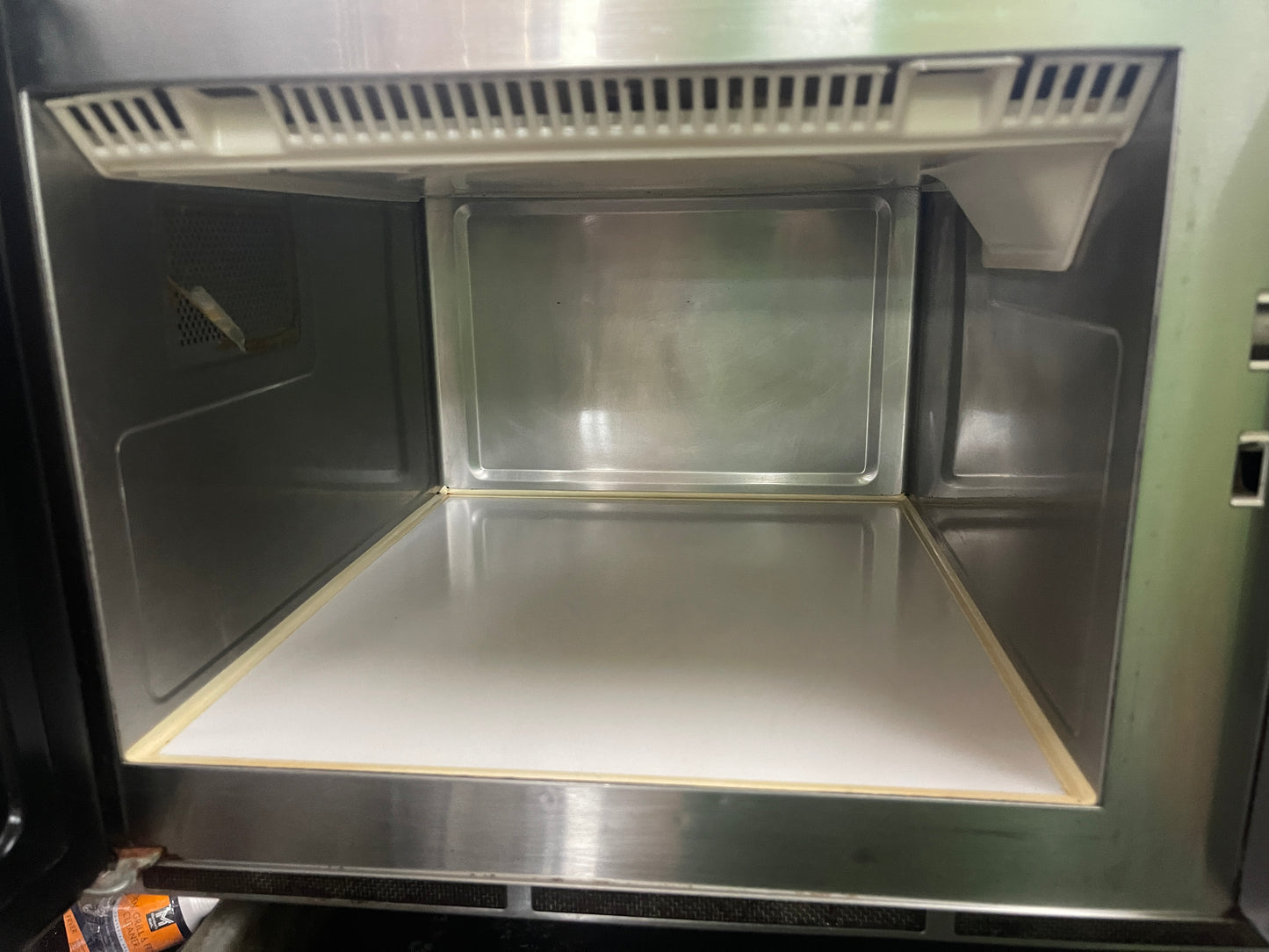 Used Amana RFS12SW2A Commercial 1200W Stainless Microwave 120V