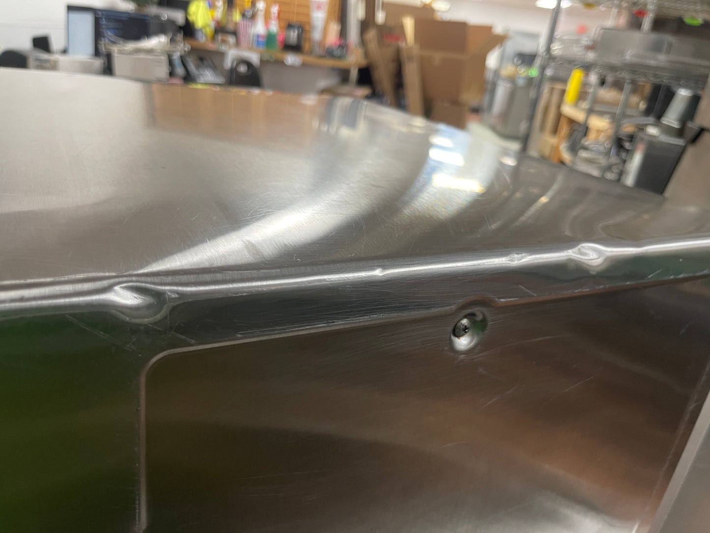 Used Amana RFS12SW2B Commercial 1200W Stainless Microwave 120V