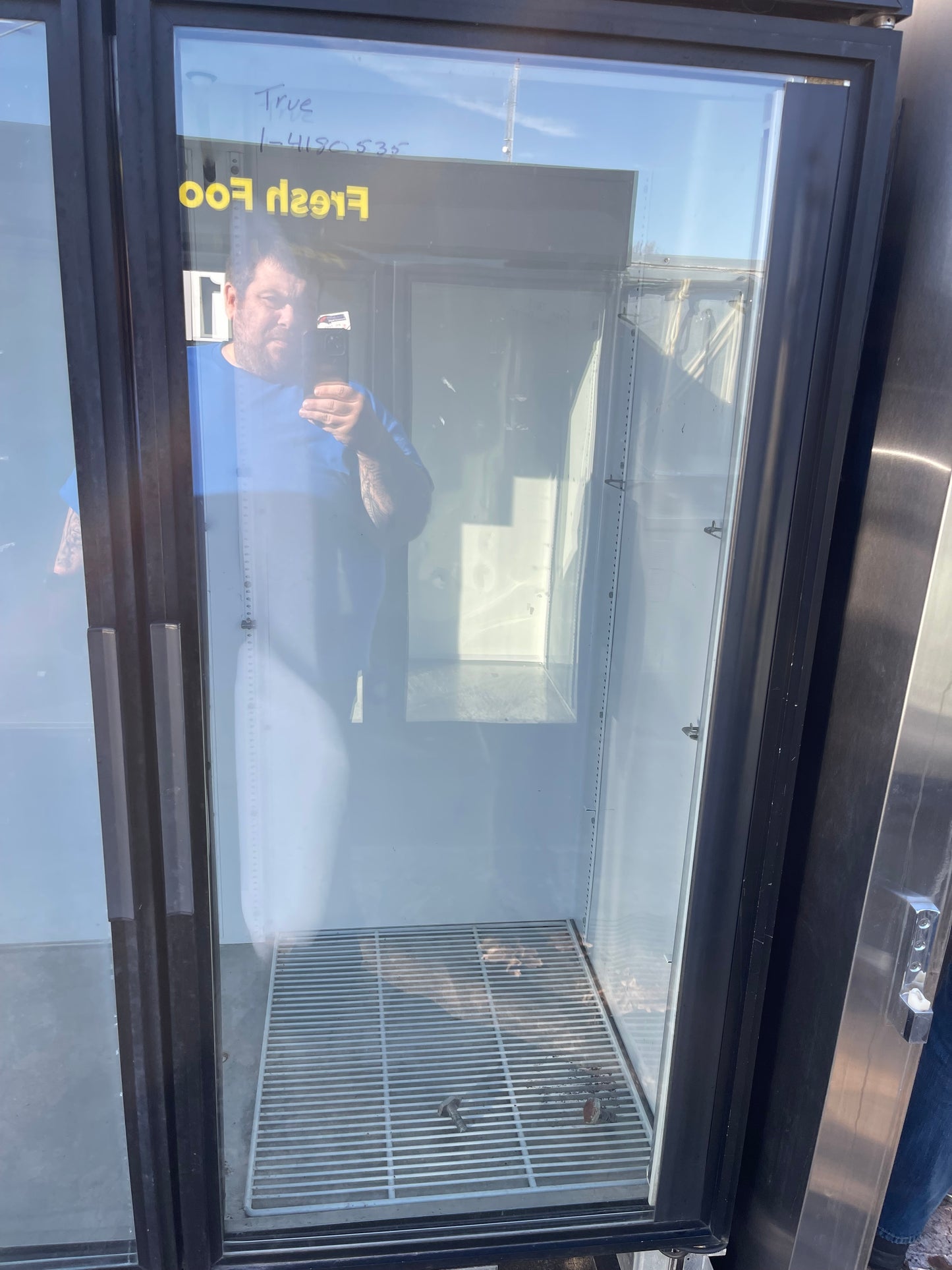 Used True GDM-49 BLK Glass Replacement Door RH