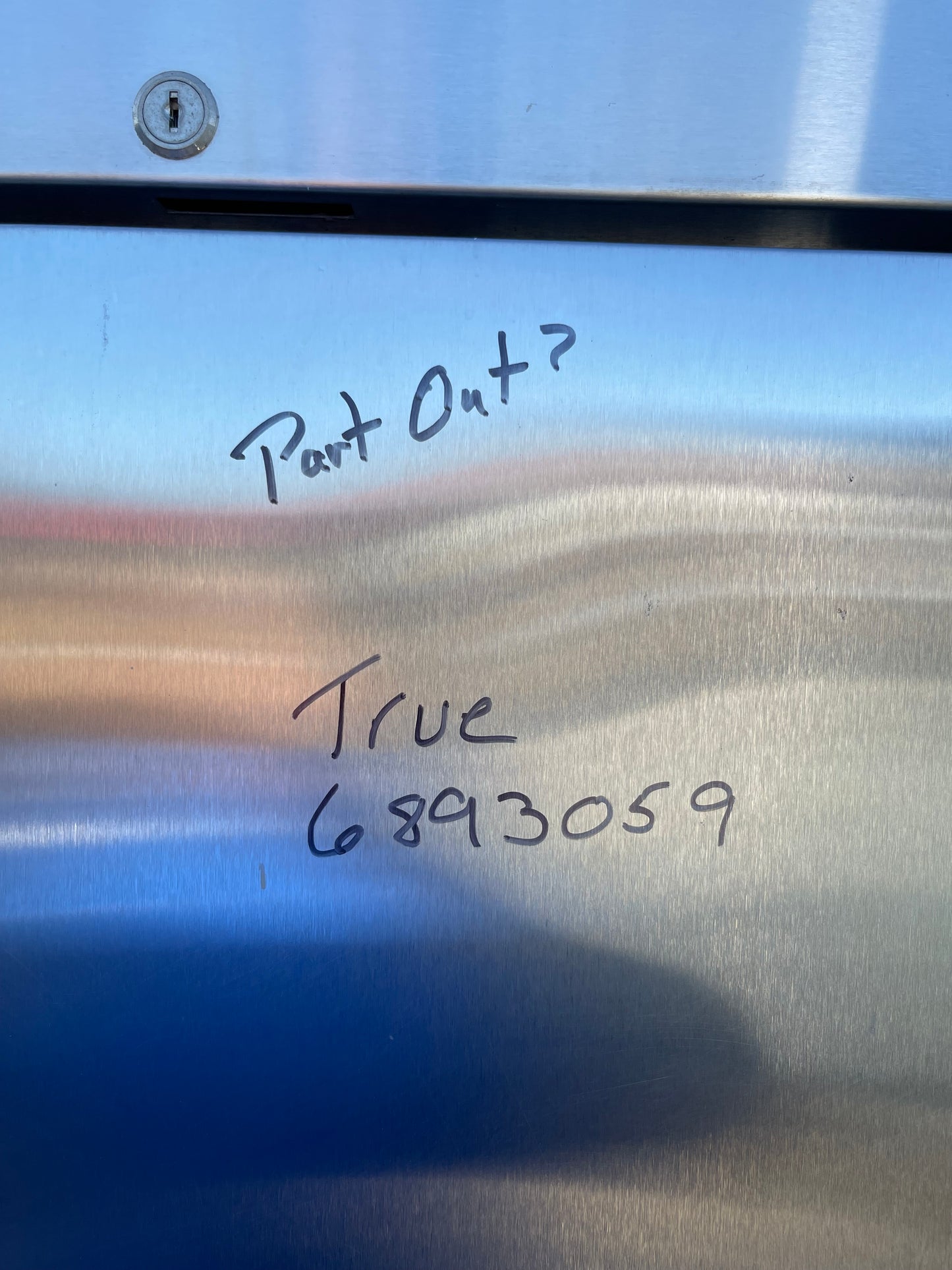 Used True 978002 Solid Door Assembly, Left Hand, T-72F