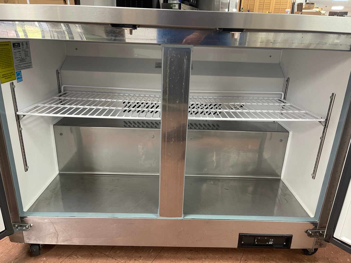 Used 48" Arctic Air AUC48RZ Undercounter 2 Door Refrigerator 115V As-Is