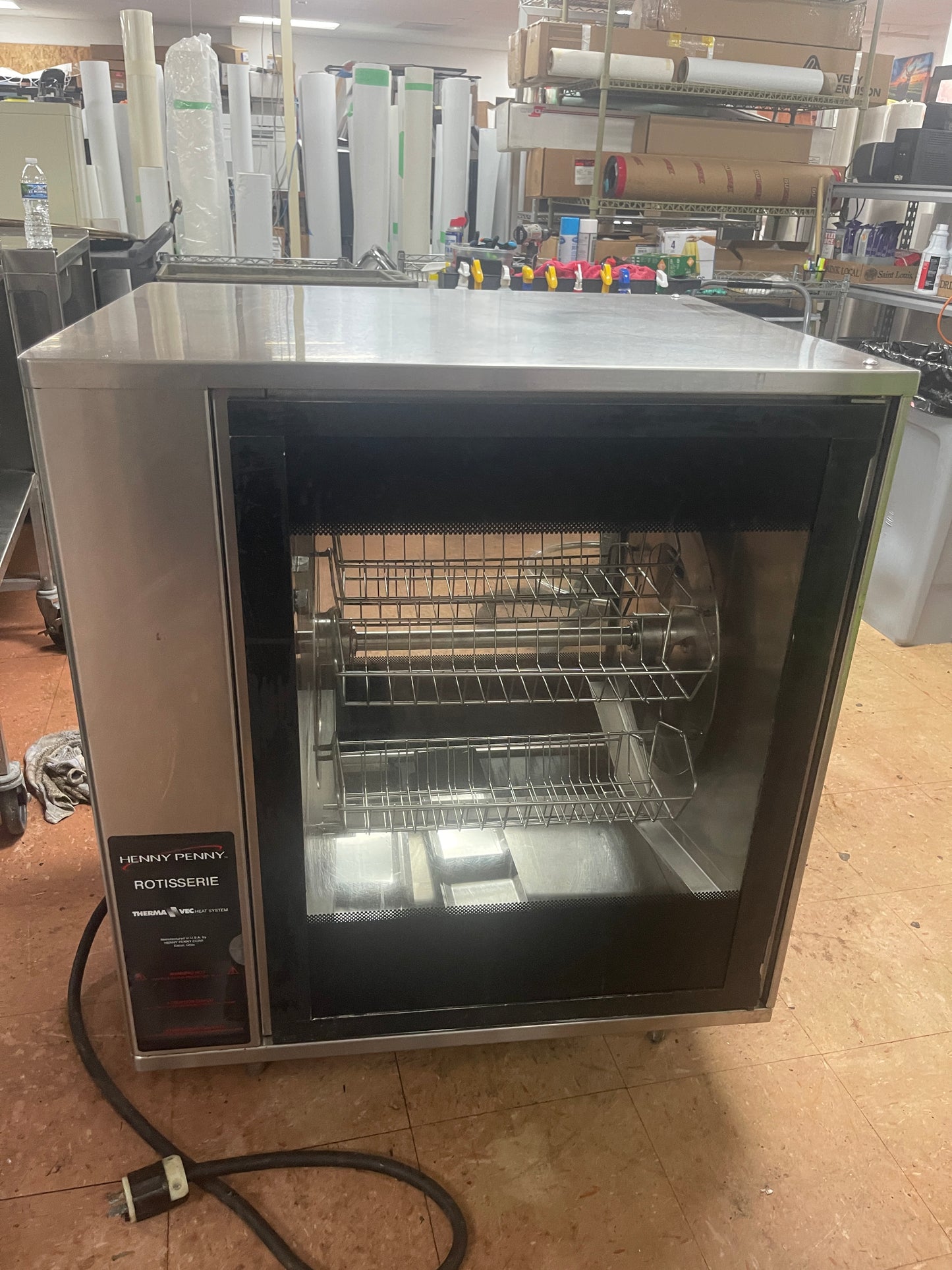 Used Henny Penny SCR-6 Commercial Electric Rotisserie Oven 208V 3Ph
