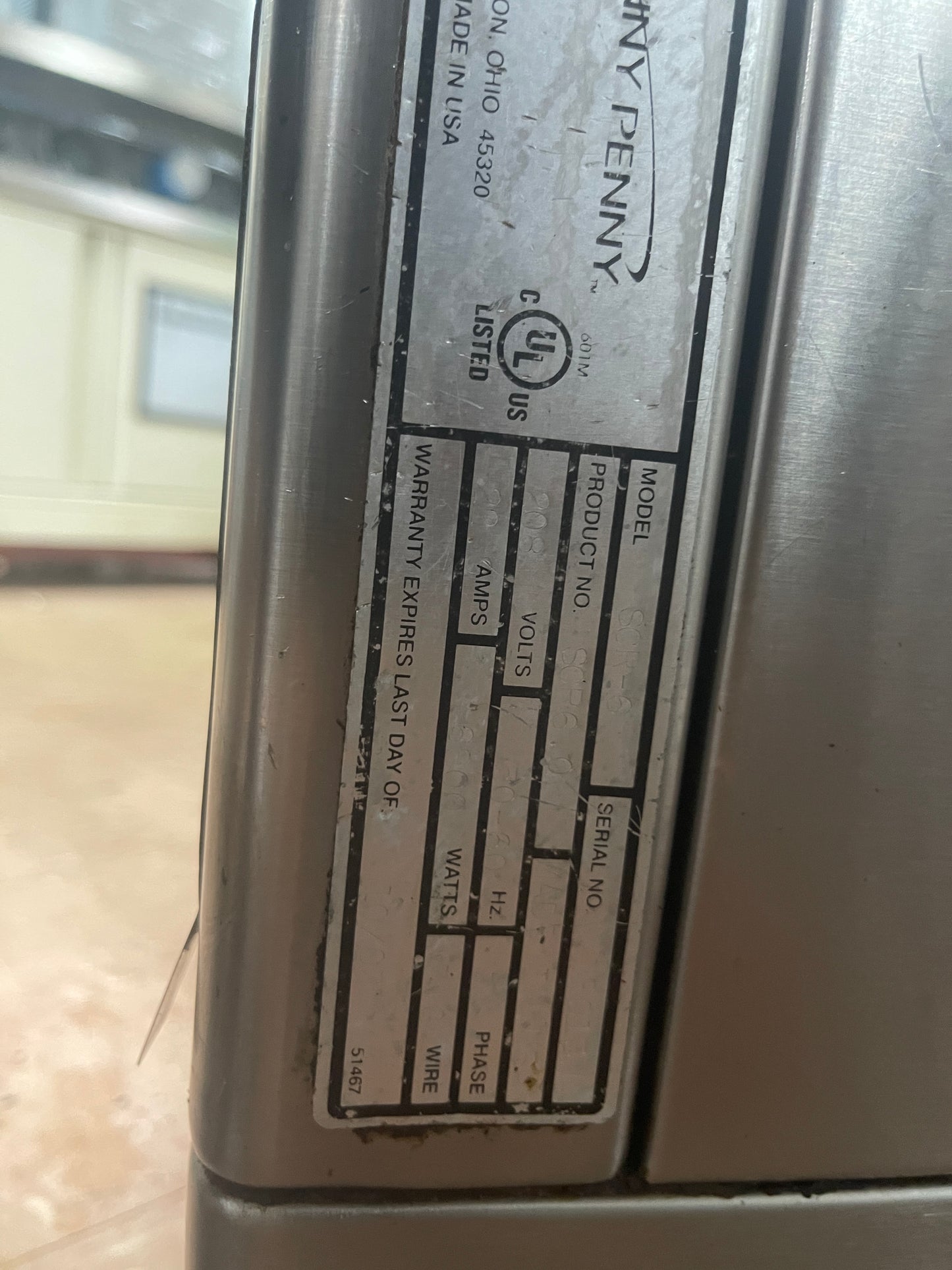Used Henny Penny SCR-6 Commercial Electric Rotisserie Oven 208V 3Ph