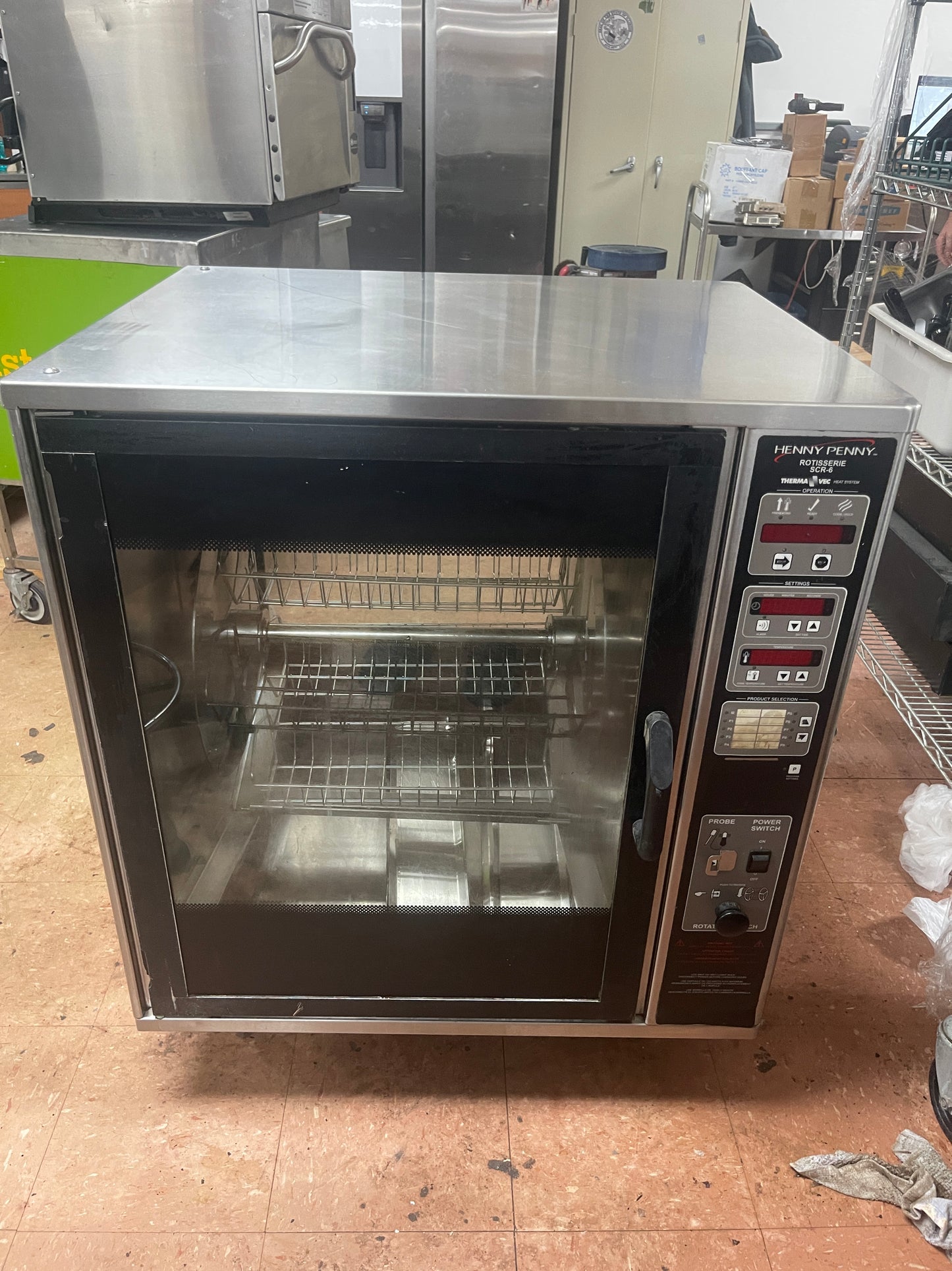 Used Henny Penny SCR-6 Commercial Electric Rotisserie Oven 208V 3Ph