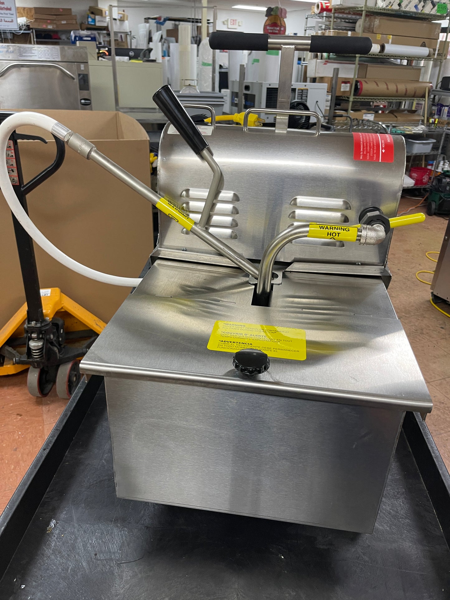 Used RF Hunter ECCO ONE 65lb Capacity Fryer Oil Filter System 120V