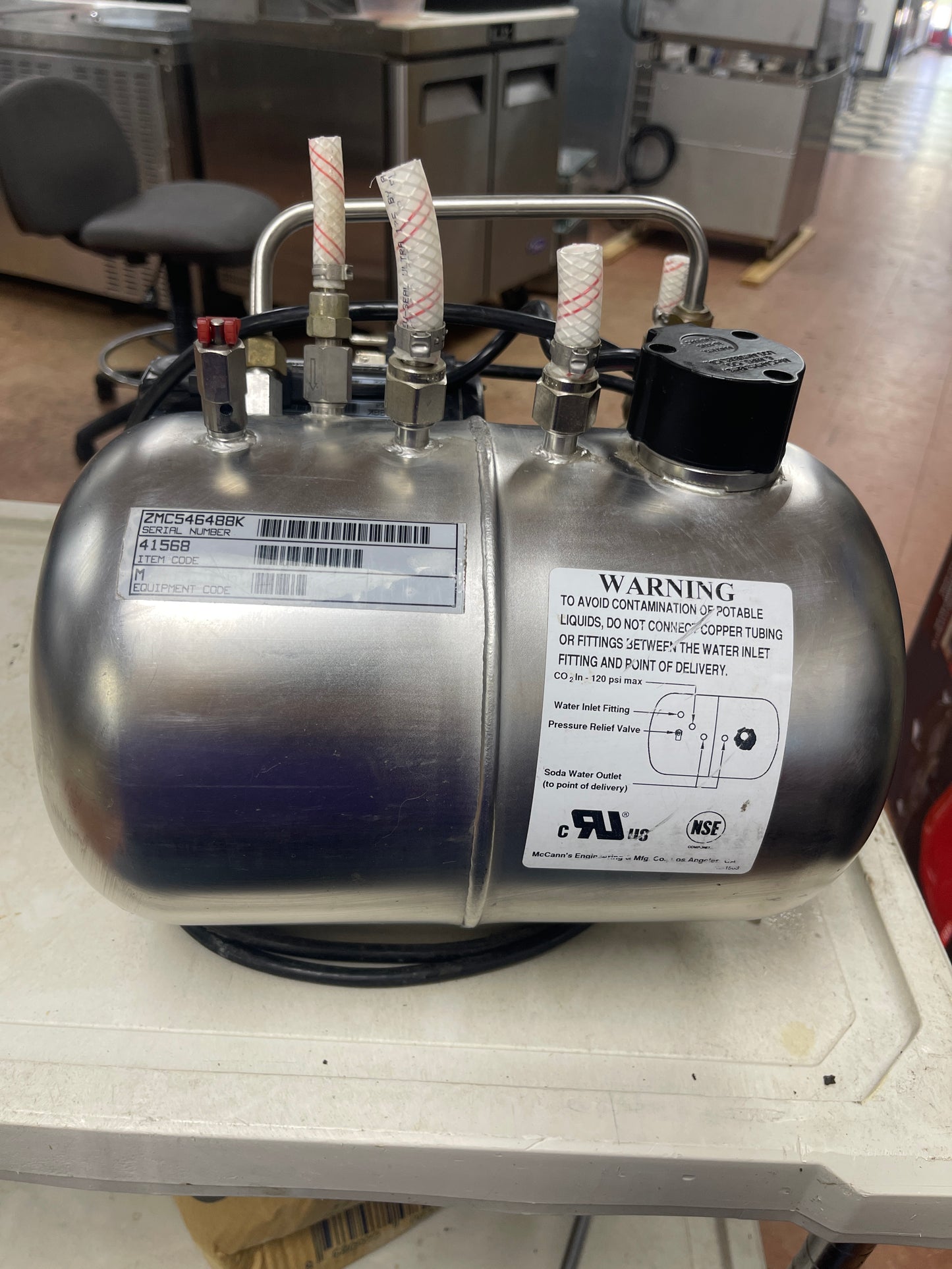 Used McCann's E200397 E-Series Fastflow Drink Carbonator - 115V