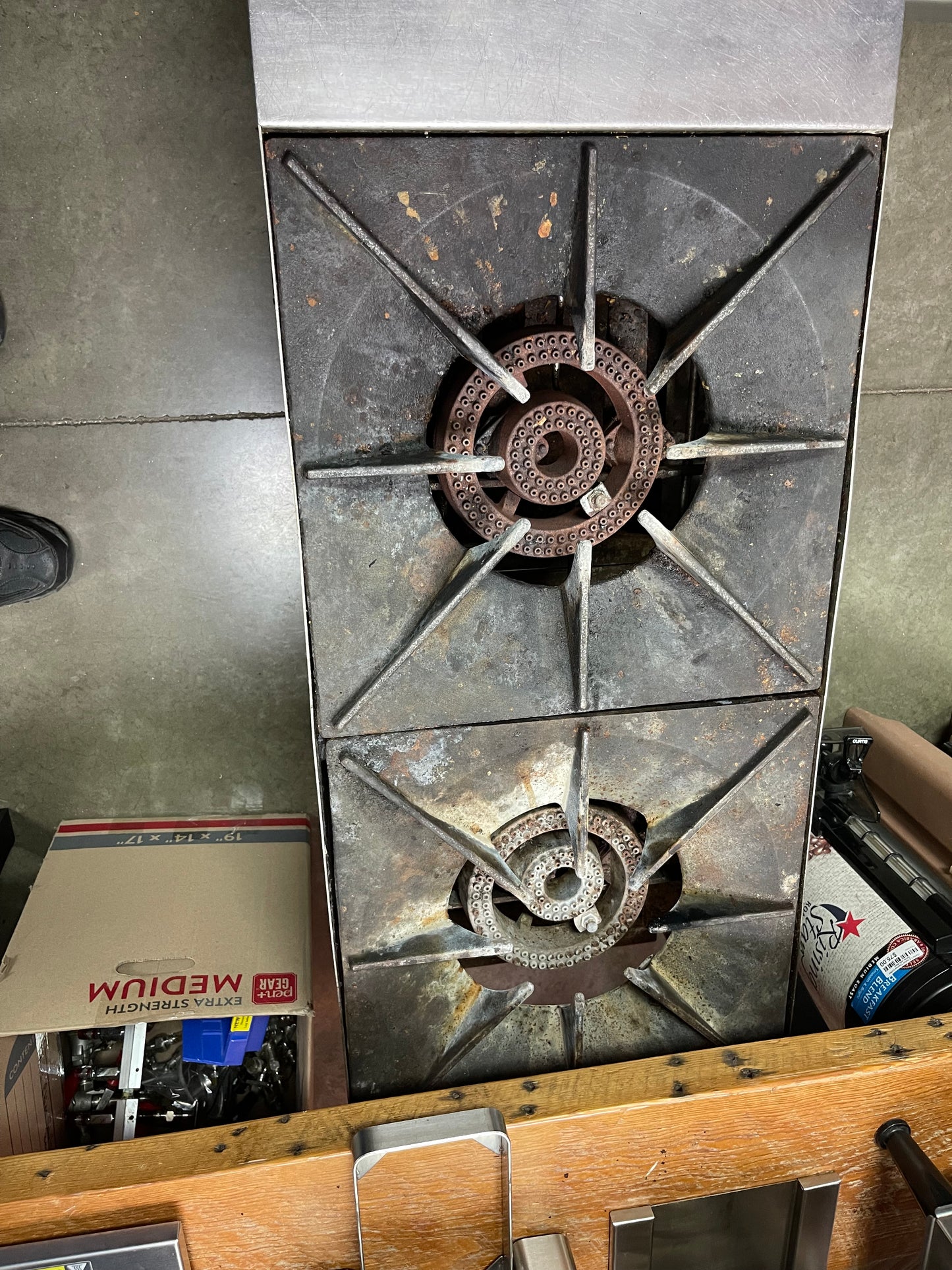 Used Jade Range JSP-182 2 Burner Commercial Stock Pot Range, Natural Gas