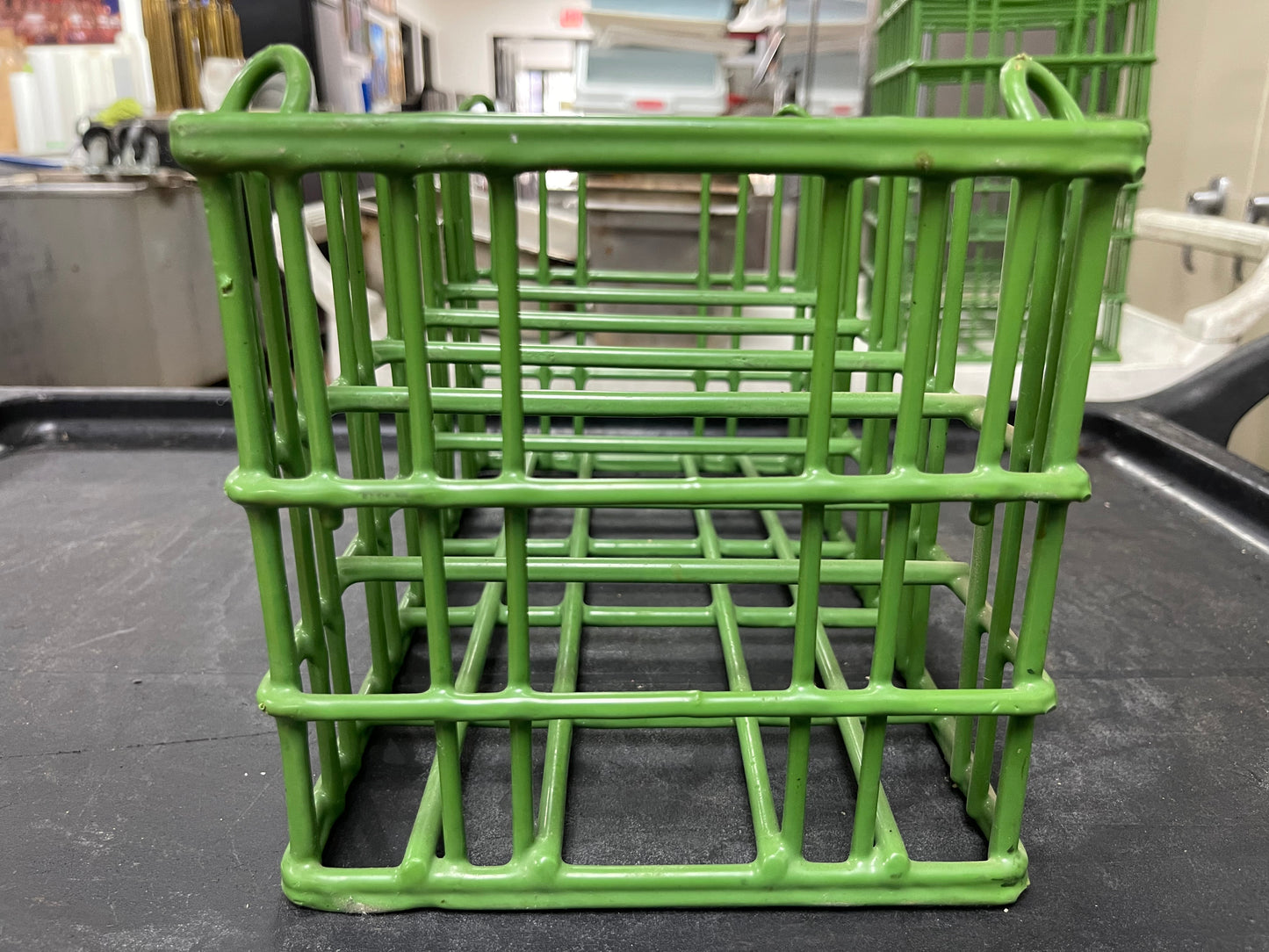 Used Sani Stack Coated wire Plate Washing Basket Crate R28