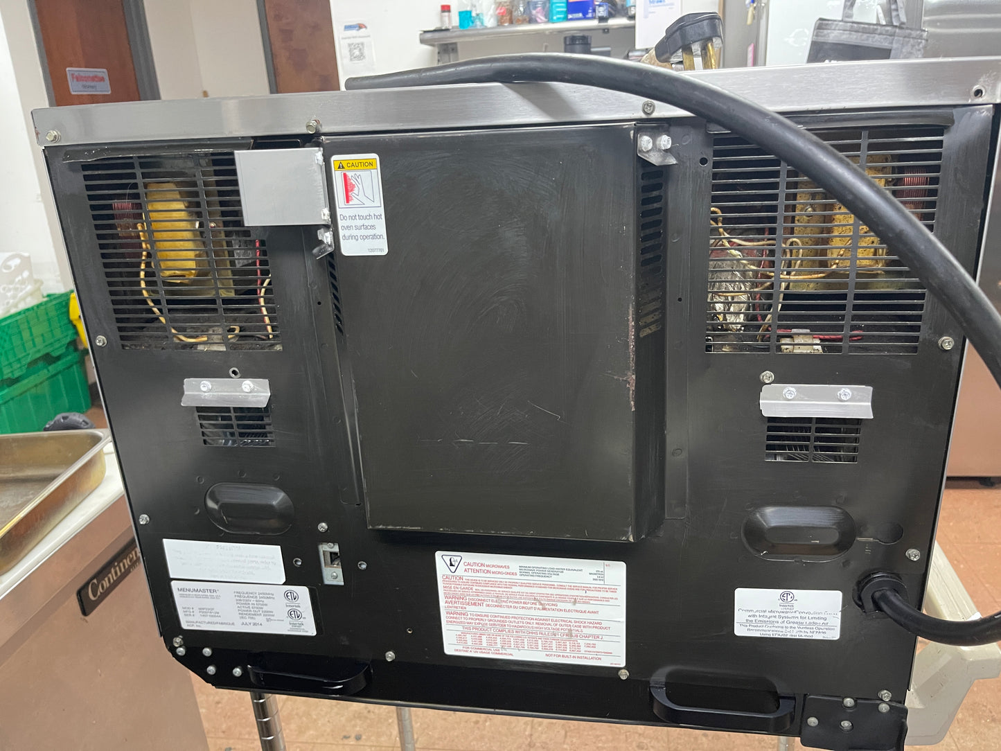 Used 2014 Amana Menumaster MXP22QT Accelerated Oven 220V - 1049Hrs