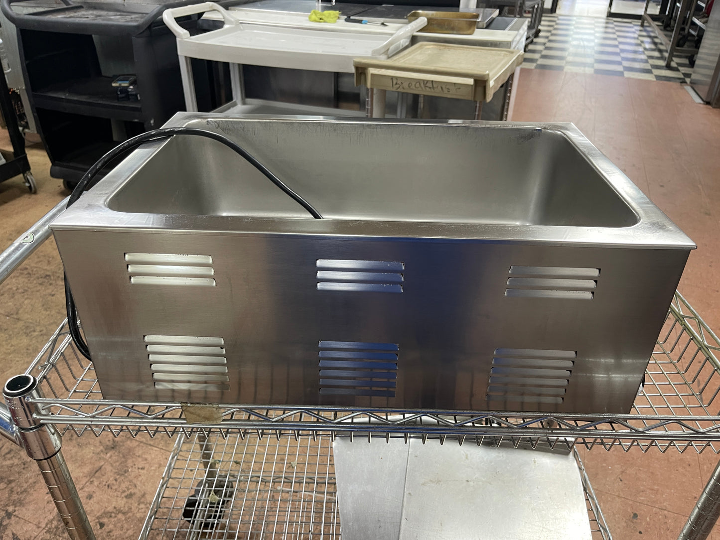 Adcraft FW-1200WF Countertop Wet Food Warmer Full Size 120V