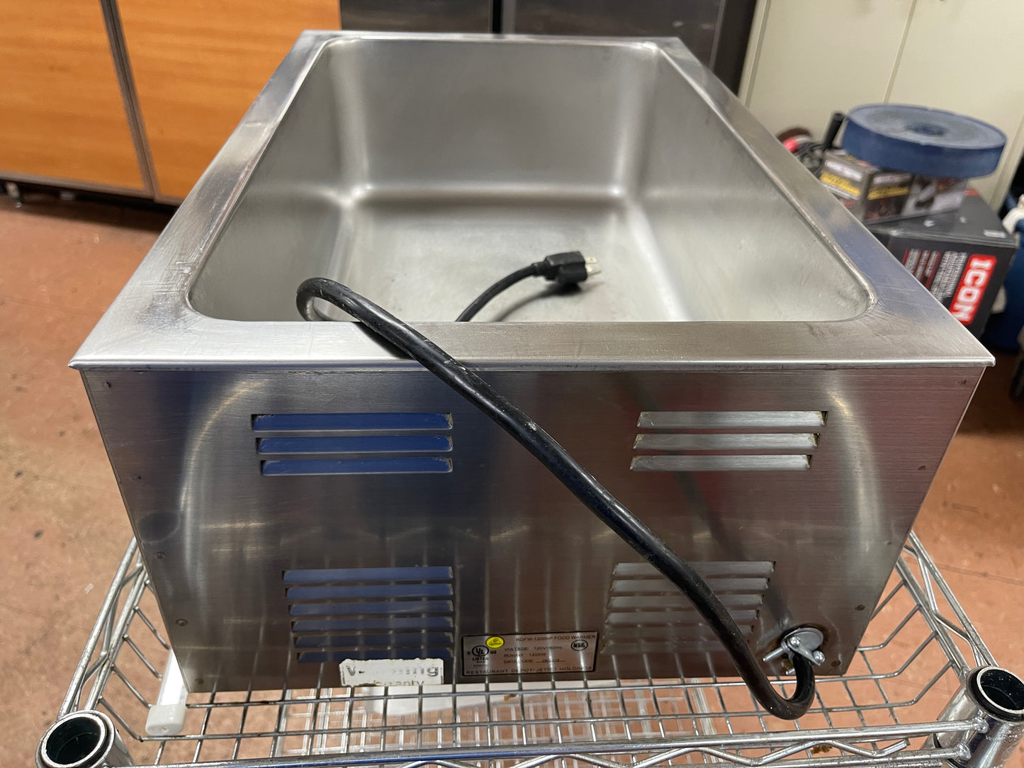 Adcraft FW-1200WF Countertop Wet Food Warmer Full Size 120V
