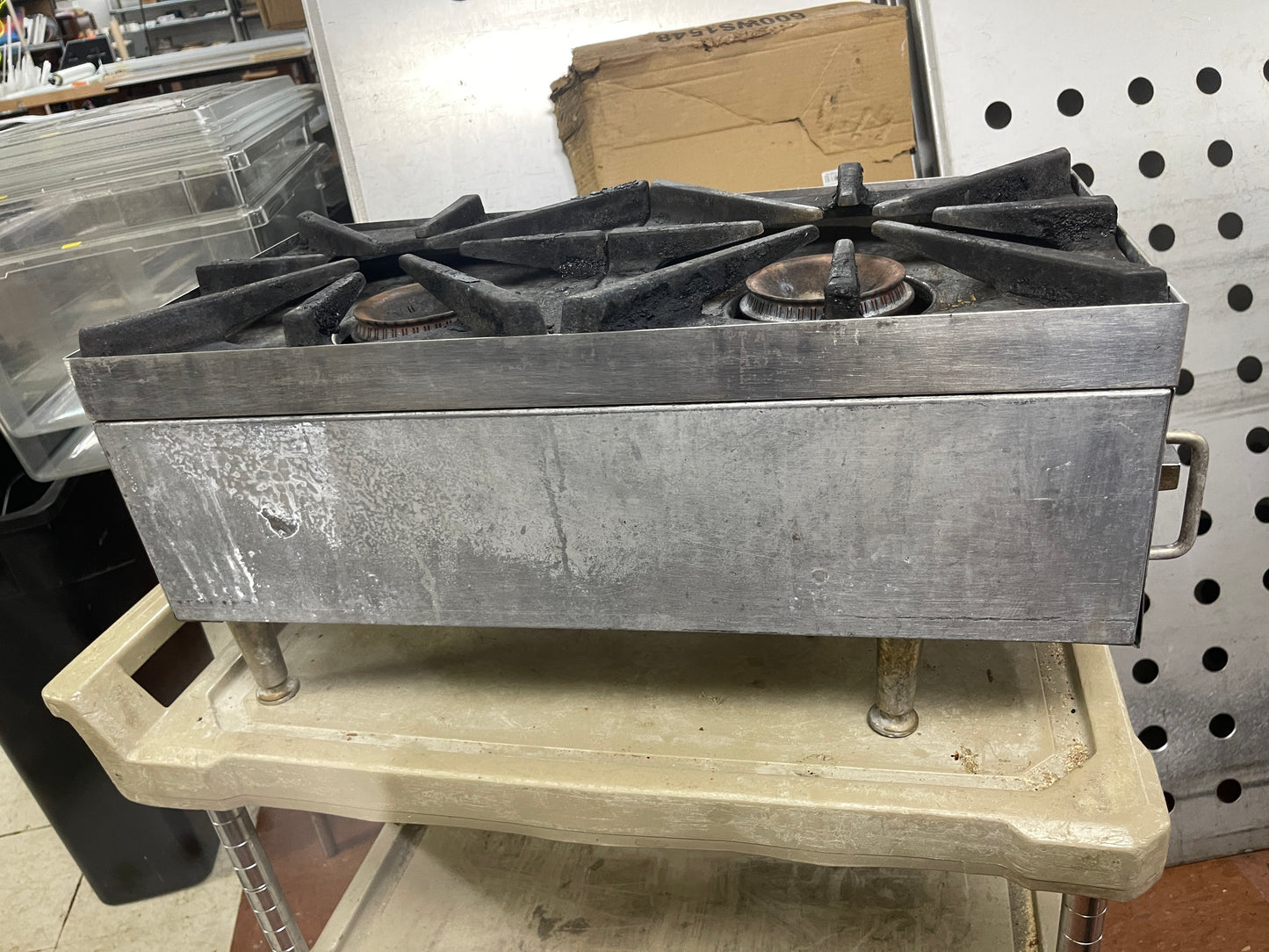 Used 2 Burner Countertop Natural Gas Hotplate - COZ