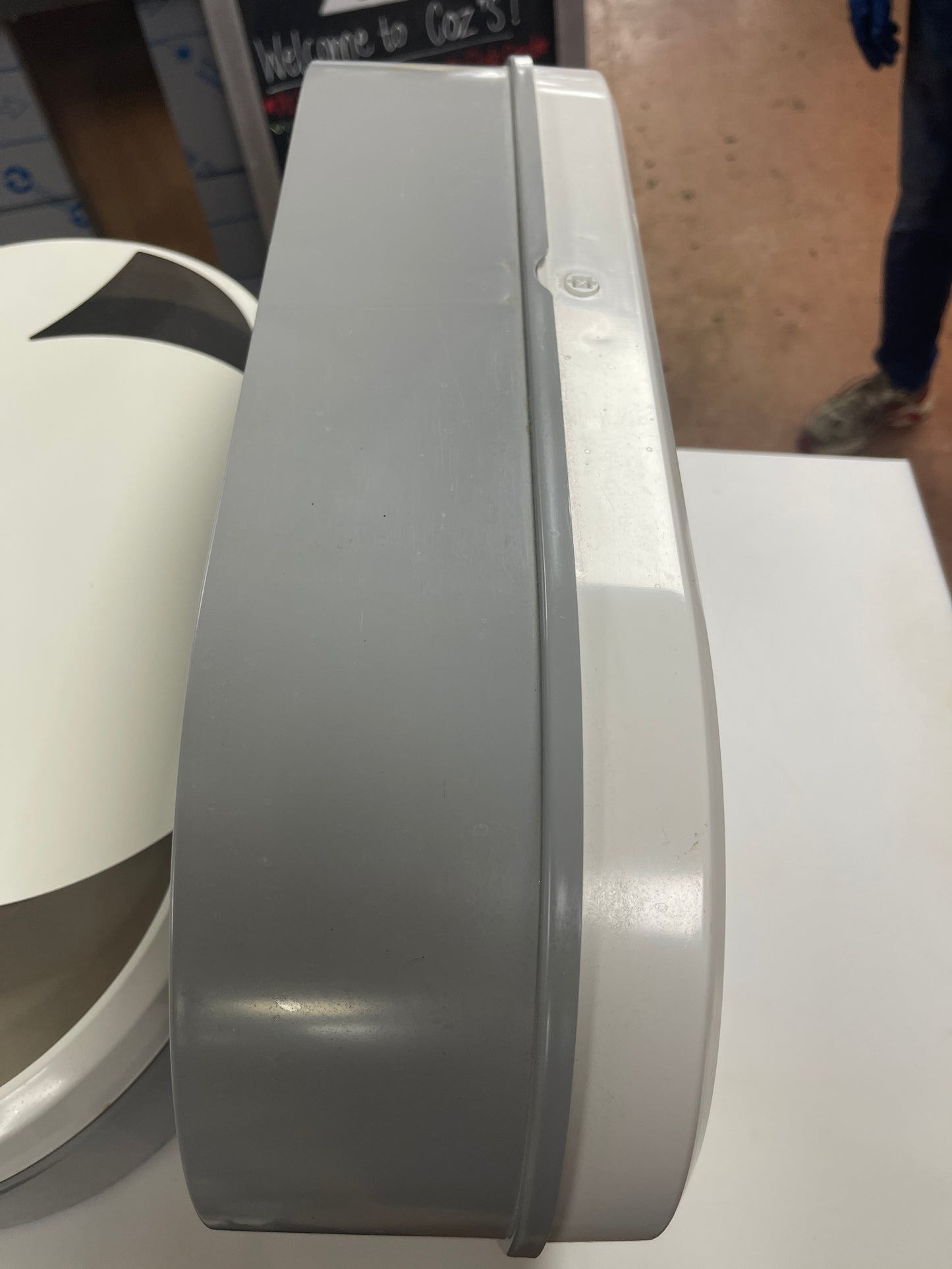 Used Sanis Traditional Double Roll Toilet Paper Dispenser Without Key - Coz