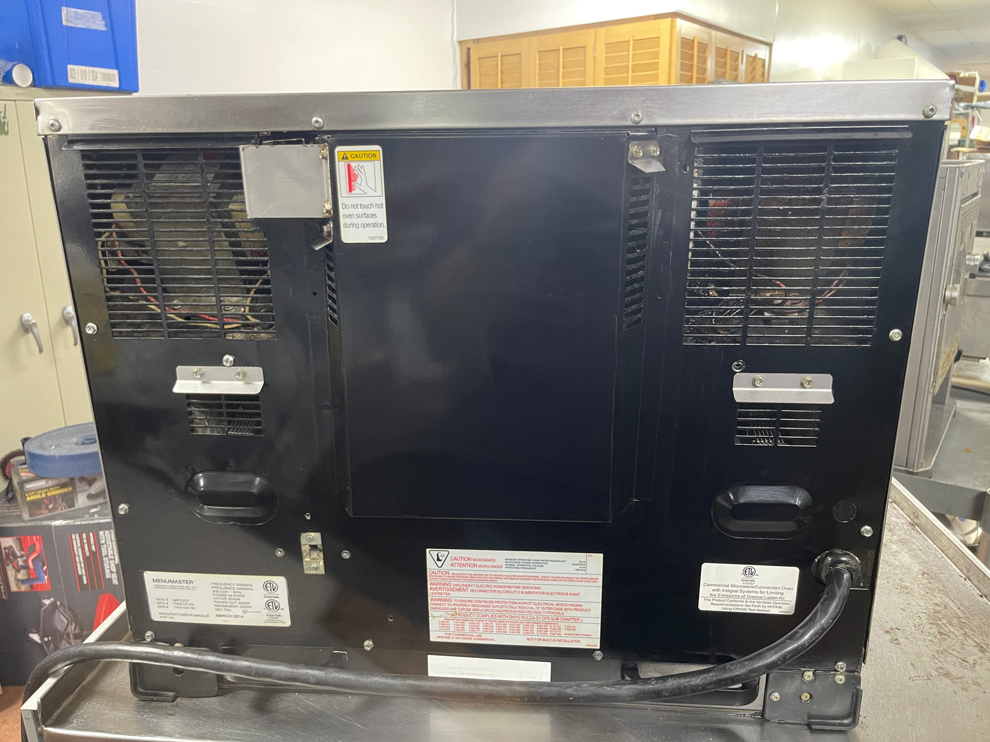 Used 2014 Amana Menumaster MXP22QT Accelerated Oven 220V - 1882Hrs