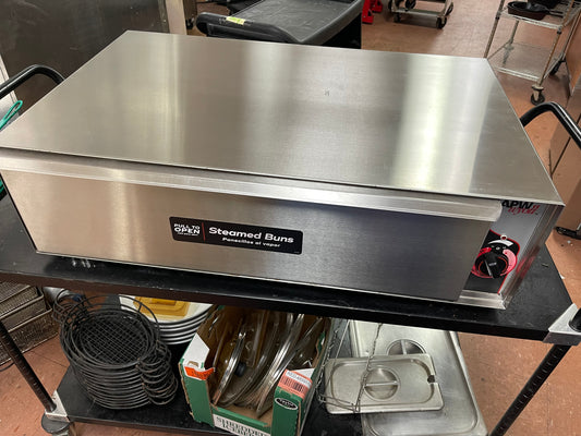 Used APW Wyott BW-50 Hot Dog Bun Warmer Steamer 120V