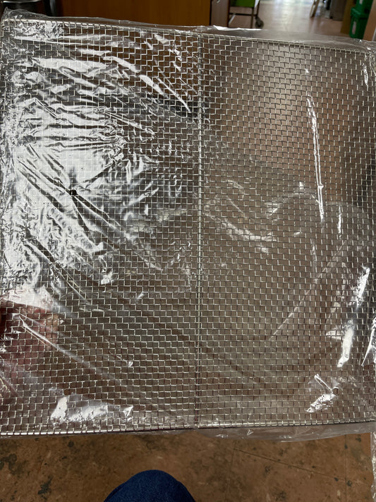 New 17.5" X 17.5" Stainless Steel Mesh Fryer Screen