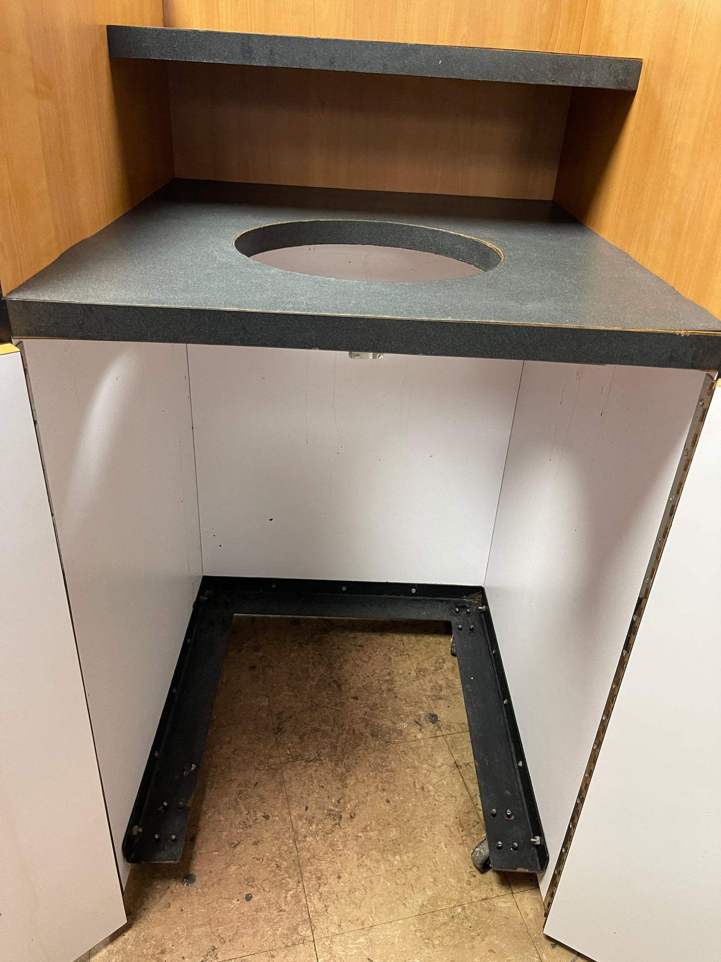 Used 25" Commercial Trash Can Cabinet