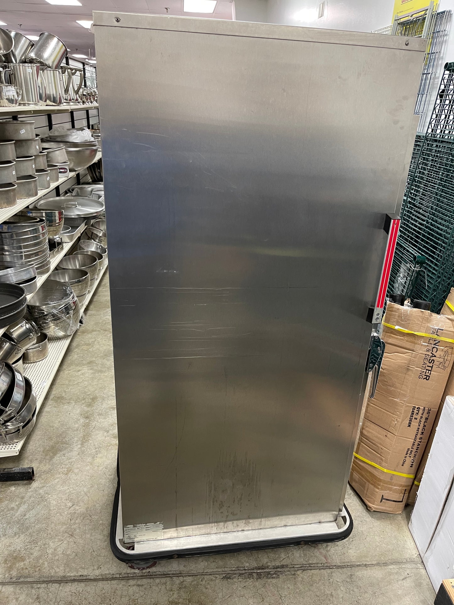Used Vulcan VBP15 Full Height Insulated Mobile Holding Cabinet non Heated Single Door