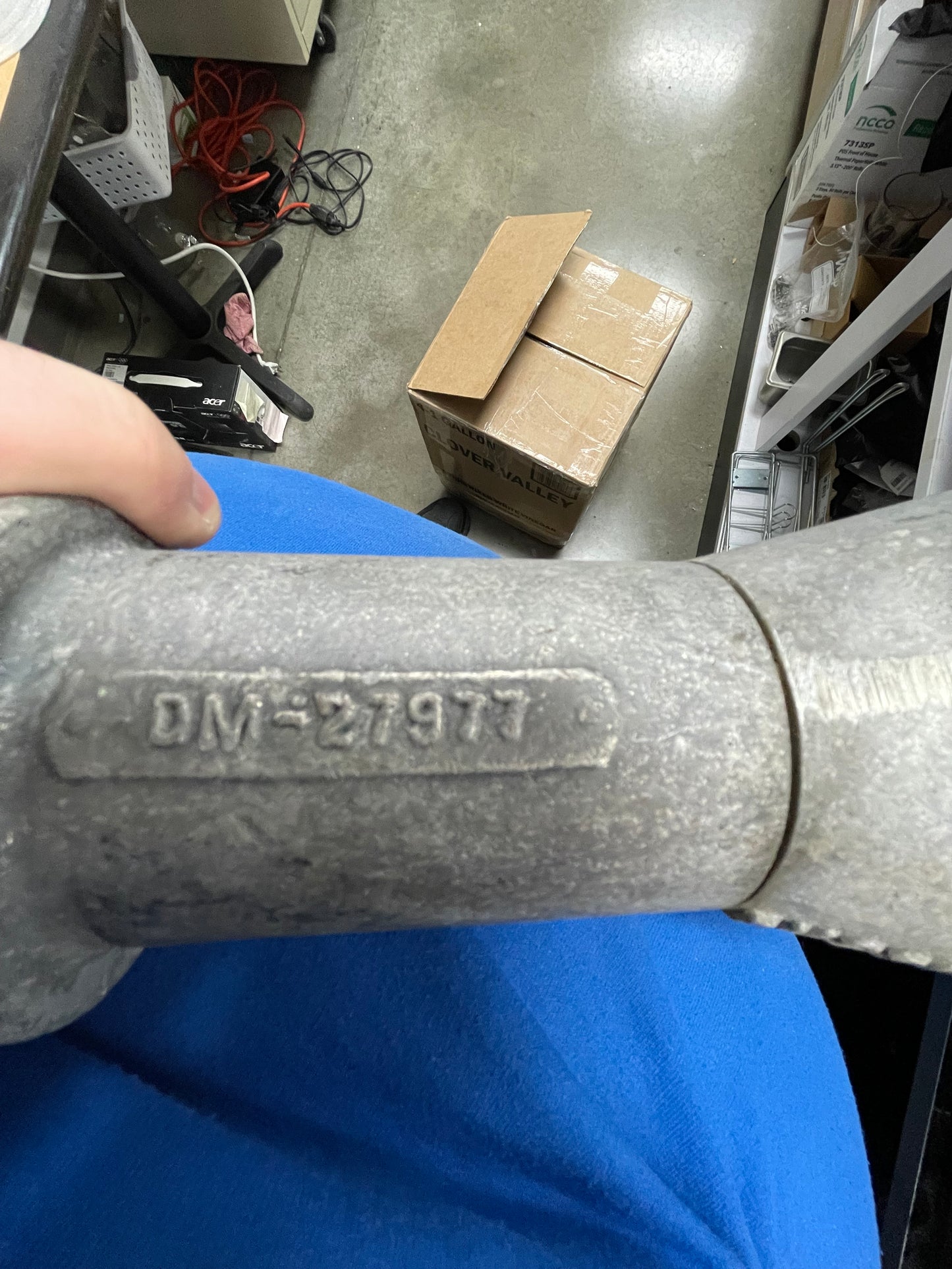 Used Blakeslee 80 Qt. Stand Mixer Flat Paddle Beater Part # DM28021