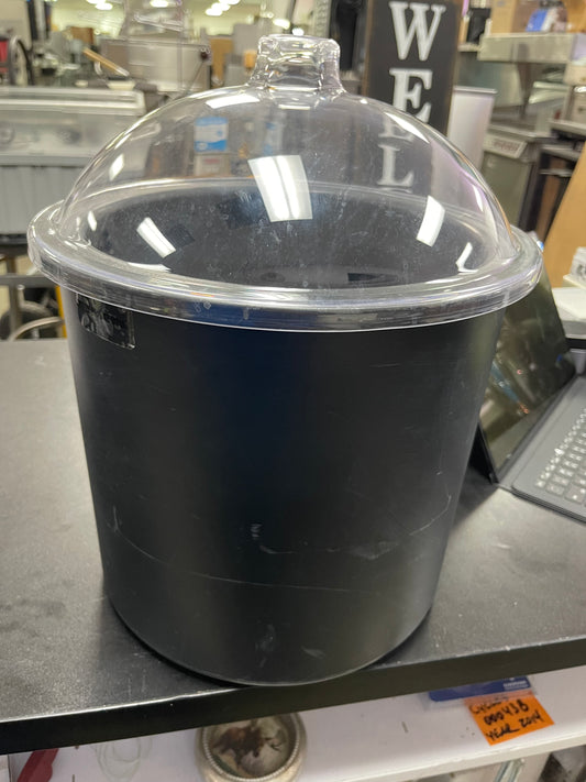 Used Carlisle Coldmaster Ice Cream Server & Lid 3 Gallon - Black